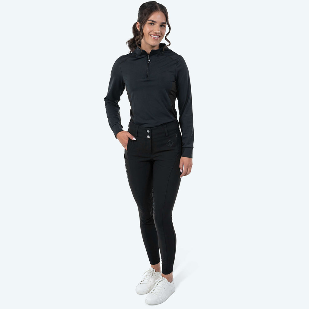 Elvera Equestrian Trainingsshirt EEMexa Lange Ärmel Schwarz