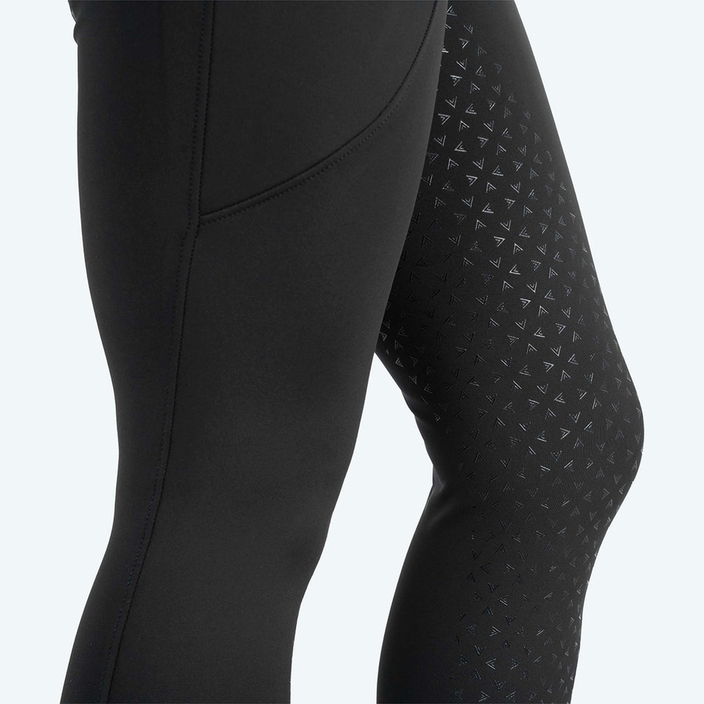 Elvera Equestrian Reitleggings Motion Solid Black