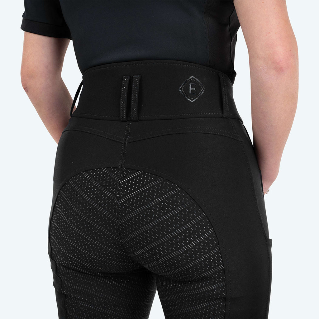 Elvera Equestrian Reithose Performance Bling Schwarz
