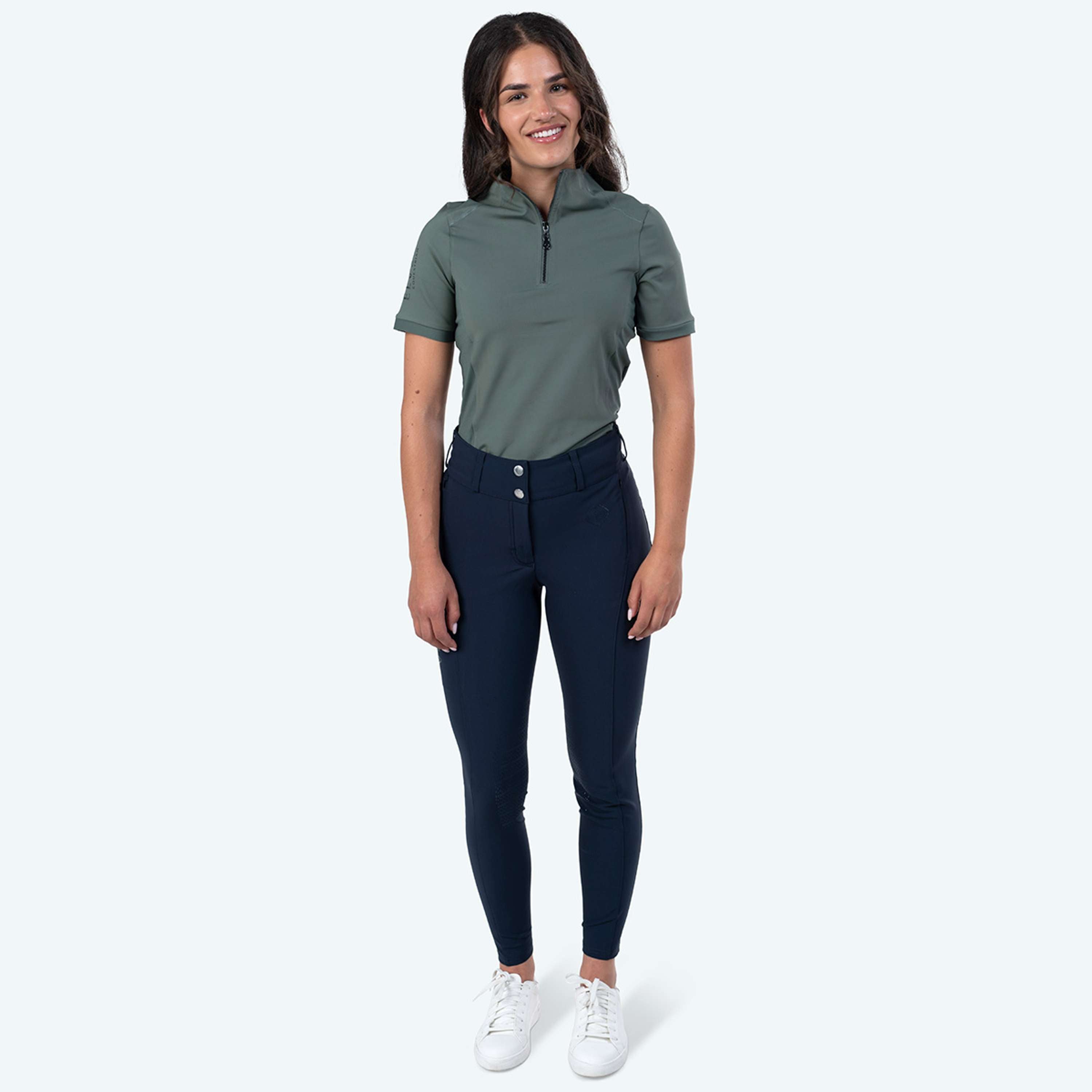Elvera Equestrian Reithose Dual Core Pro Half Seat Salute