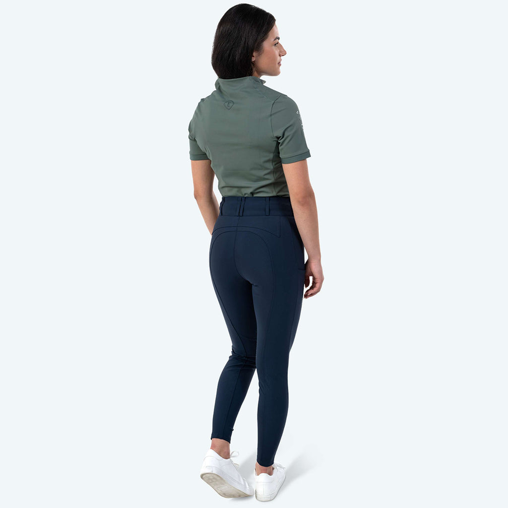 Elvera Equestrian Reithose Dual Core Pro Half Seat Salute