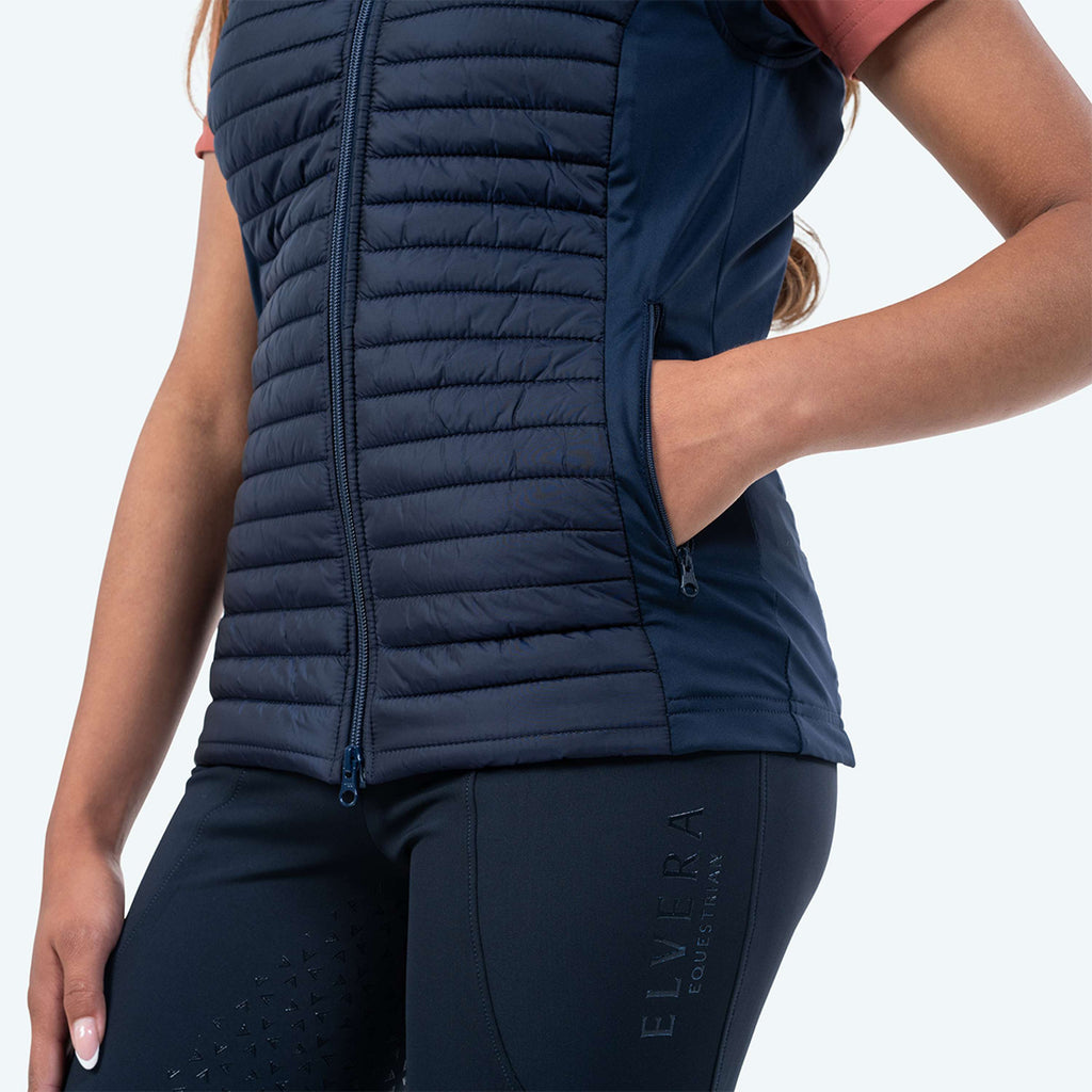 Elvera Equestrian Weste EEBaroness Metalic Navy