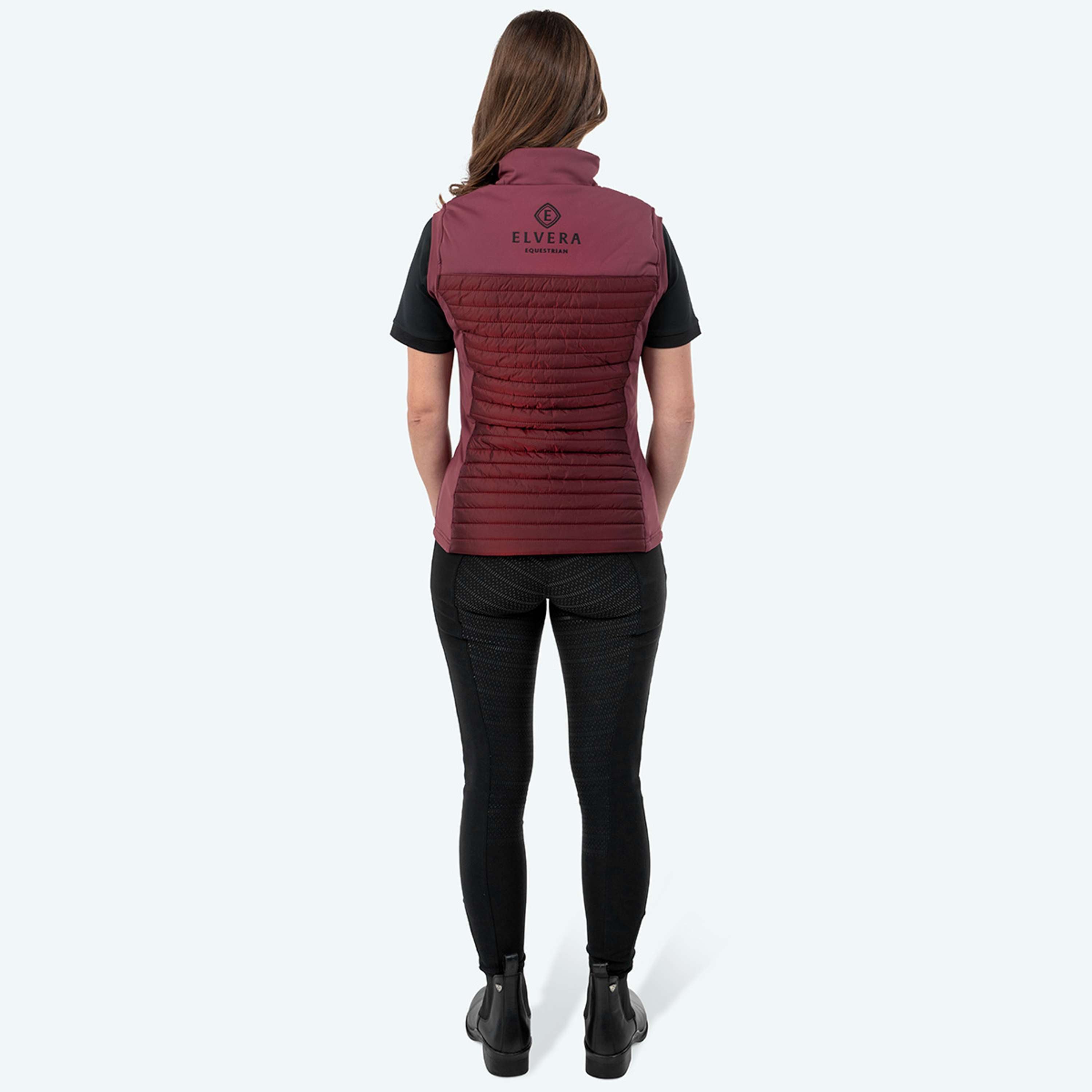 Elvera Equestrian Weste EEBaroness Metalic Burgundy