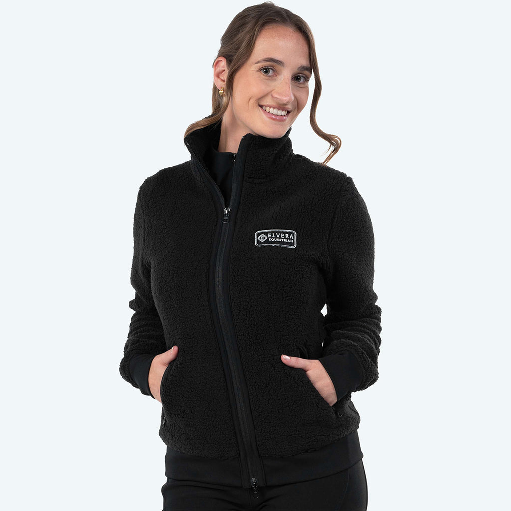 Elvera Equestrian Fleecejacke EEDaphne Schwarz