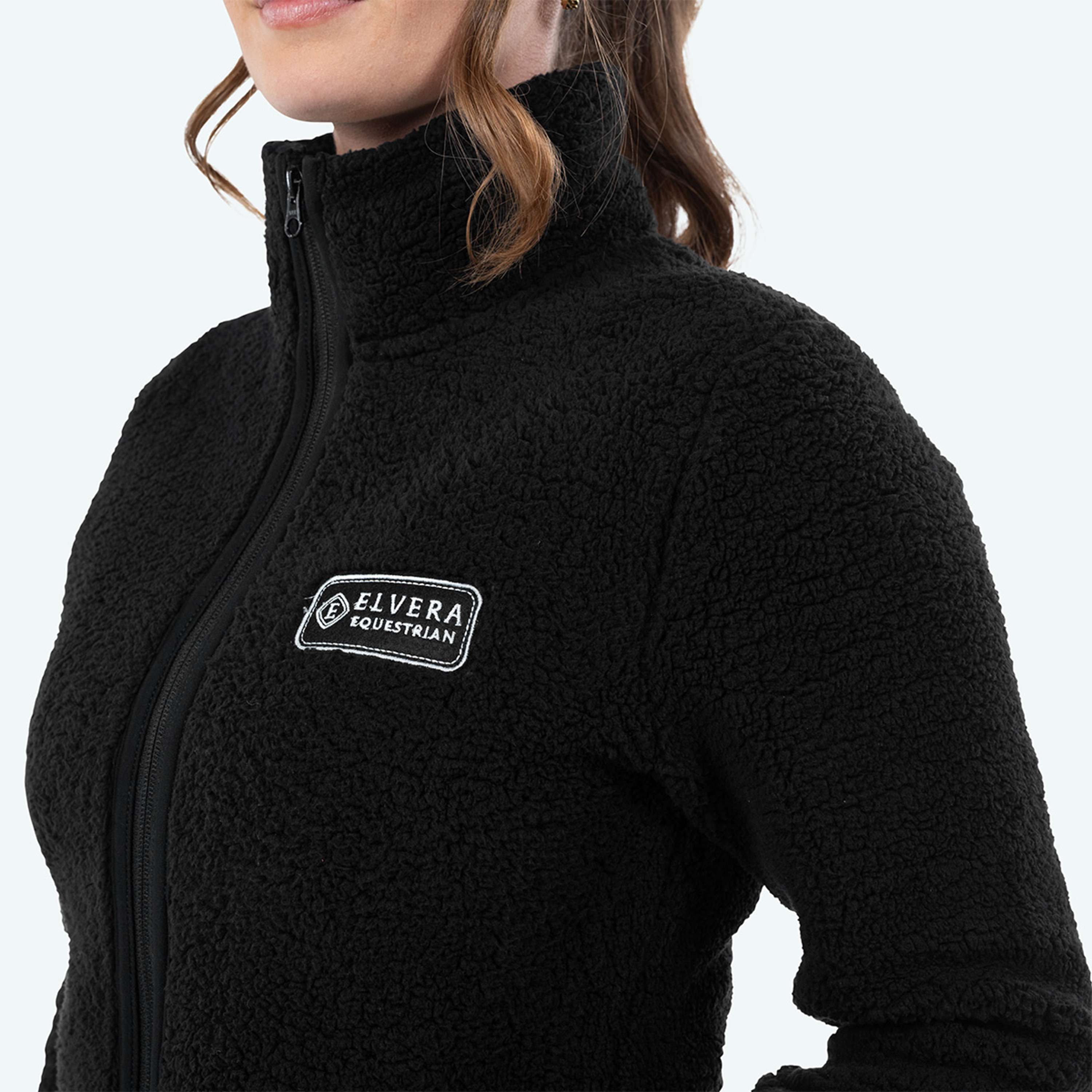 Elvera Equestrian Fleecejacke EEDaphne Schwarz
