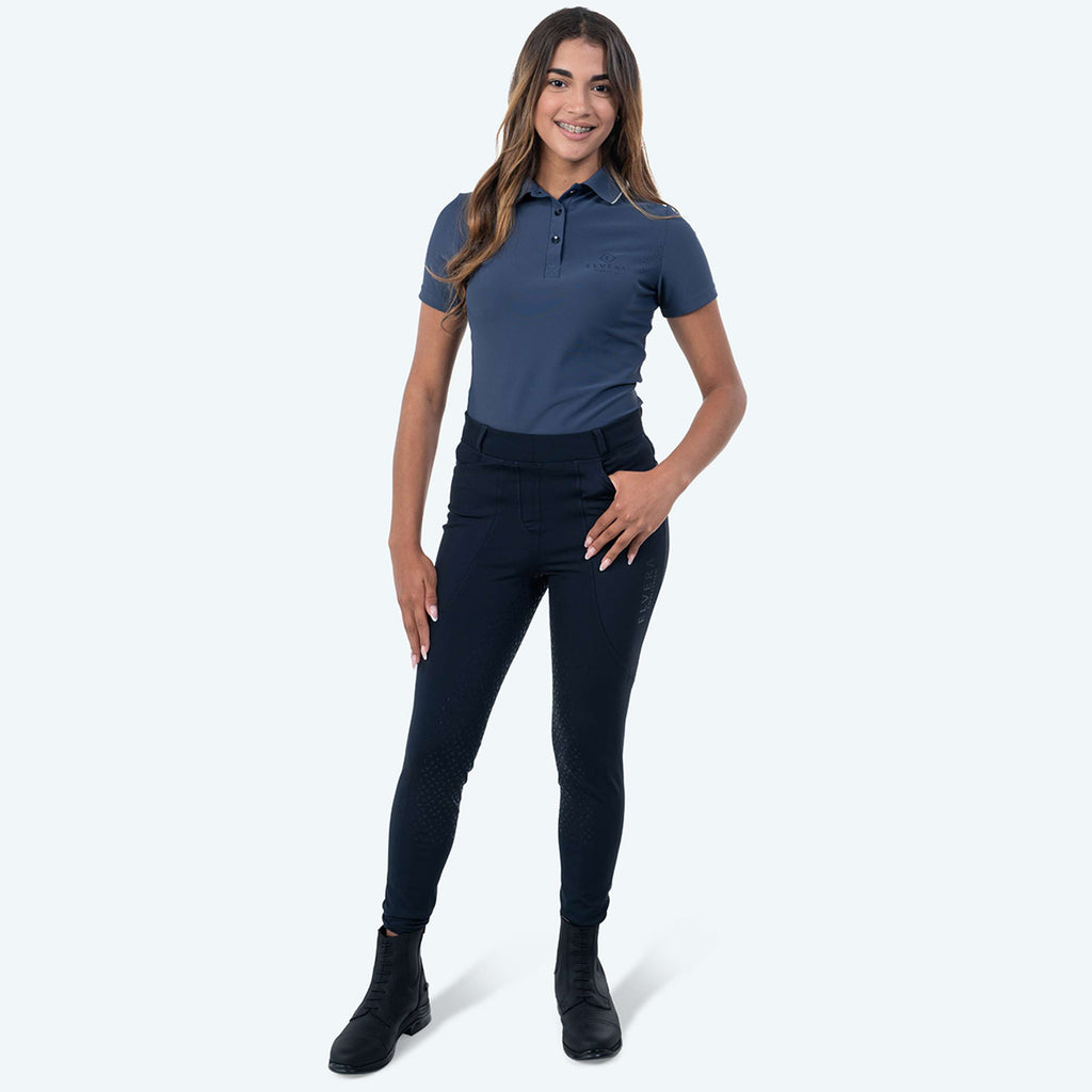 Elvera Equestrian Poloshirt EEKitty Lunar/Moon Indigo