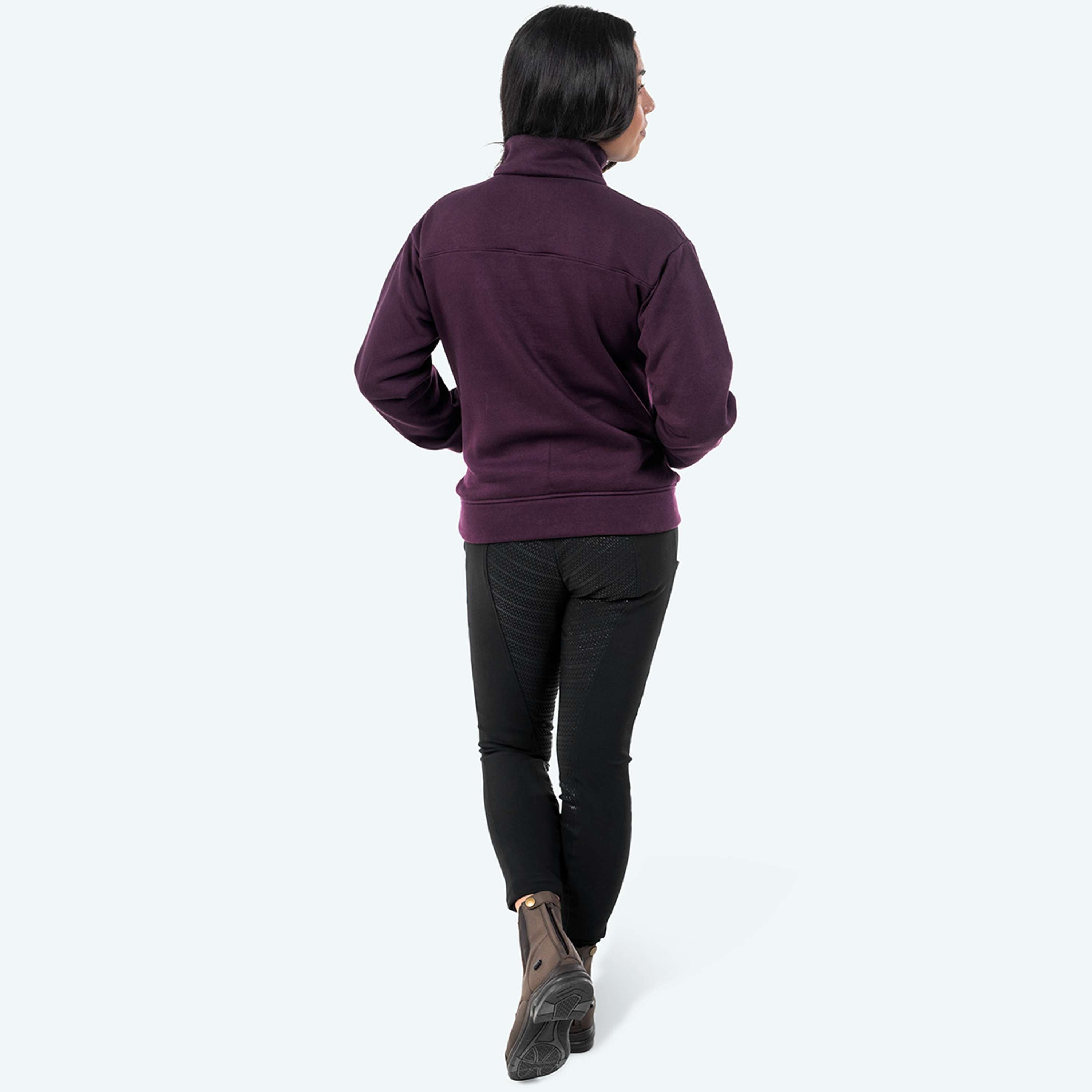 Elvera Equestrian Pullover EEHazardstory Pflaumenfarben