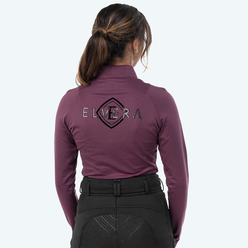 Elvera Equestrian Trainingsshirt EEChanel Aubergine