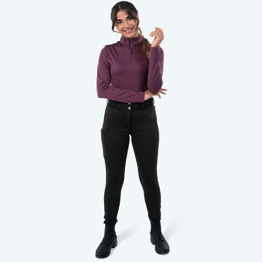Elvera Equestrian Trainingsshirt EEChanel Aubergine