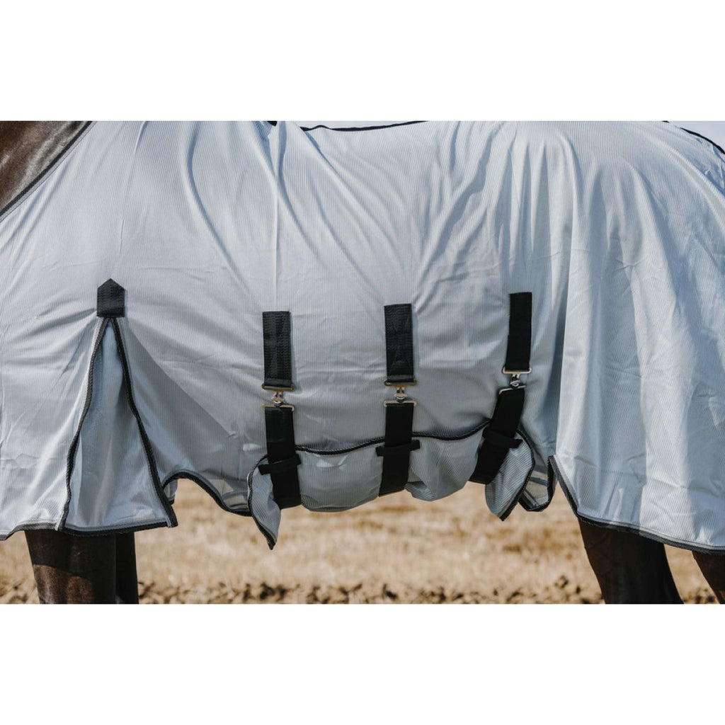Riding World Fliegendecke Belly Mesh Grau