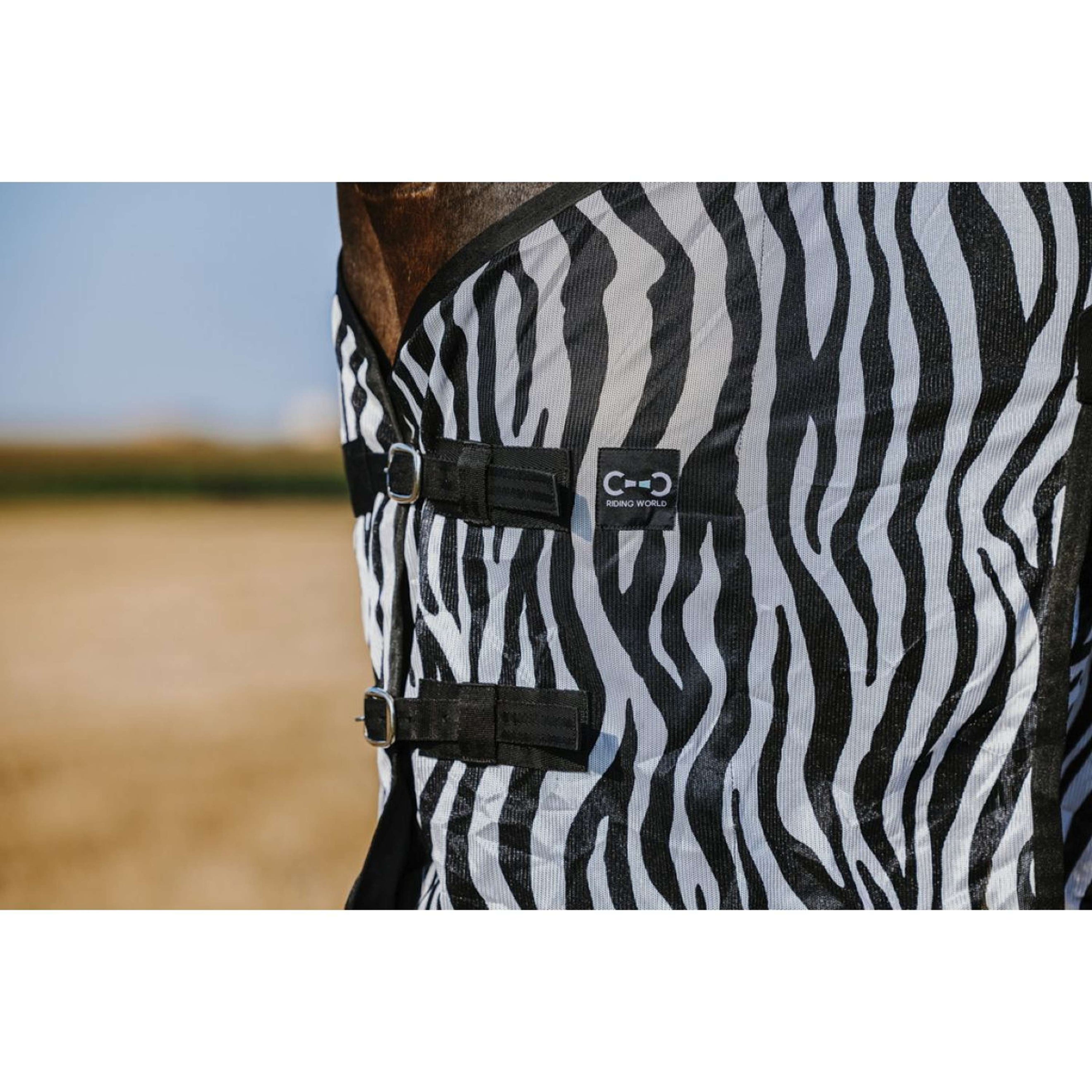 Riding World Fliegendecke Belly Mesh Zebra Riding World Fliegendecke Belly Mesh Zebra