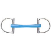 Metalab Ungebrochene D-Ring Trense Flexi 18mm Blau