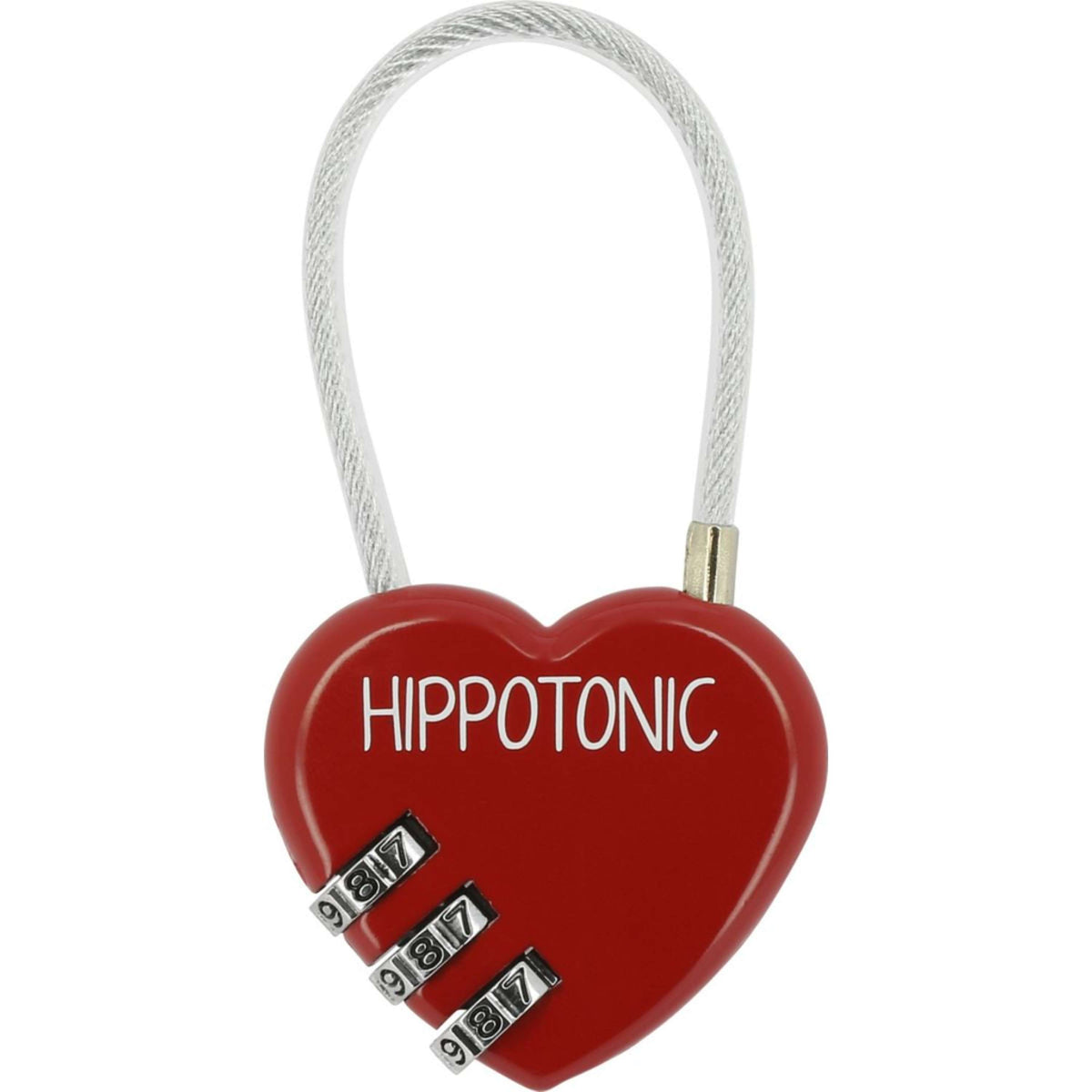 Hippotonic Putzbox Padlock Herz Rot