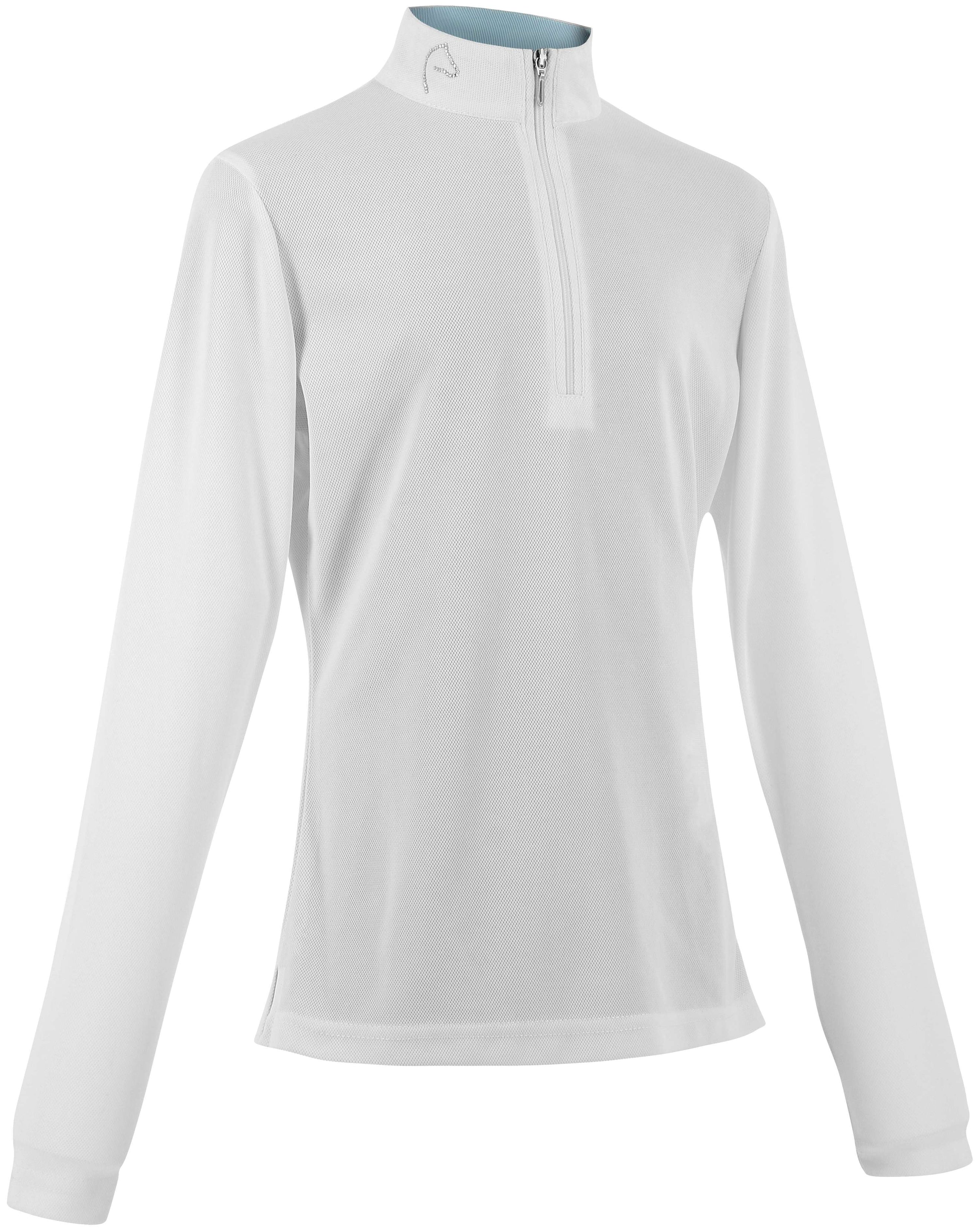 EQUITHÈME Polo Byffy Mesh Damen Weiß