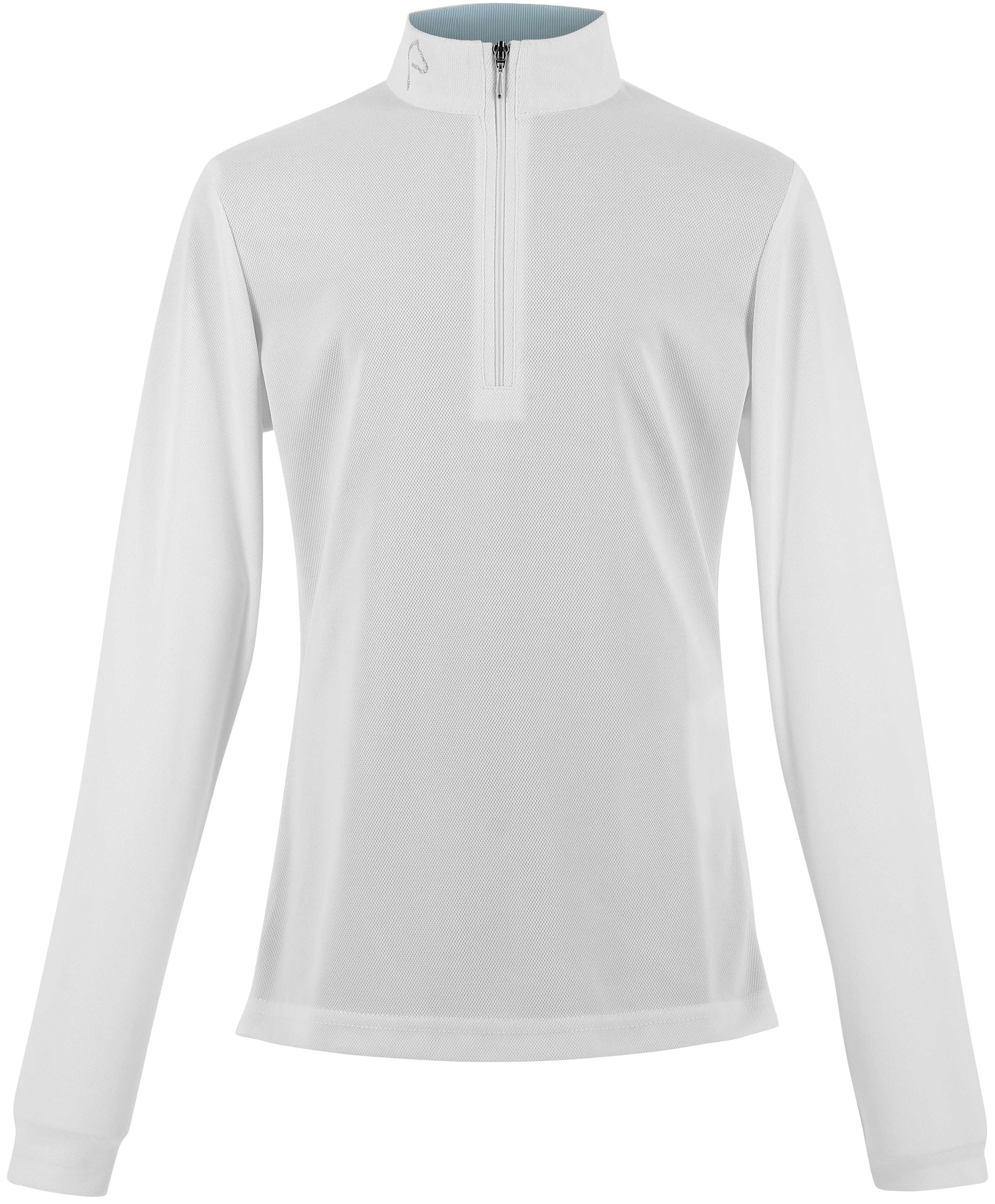 EQUITHÈME Polo Byffy Mesh Damen Weiß