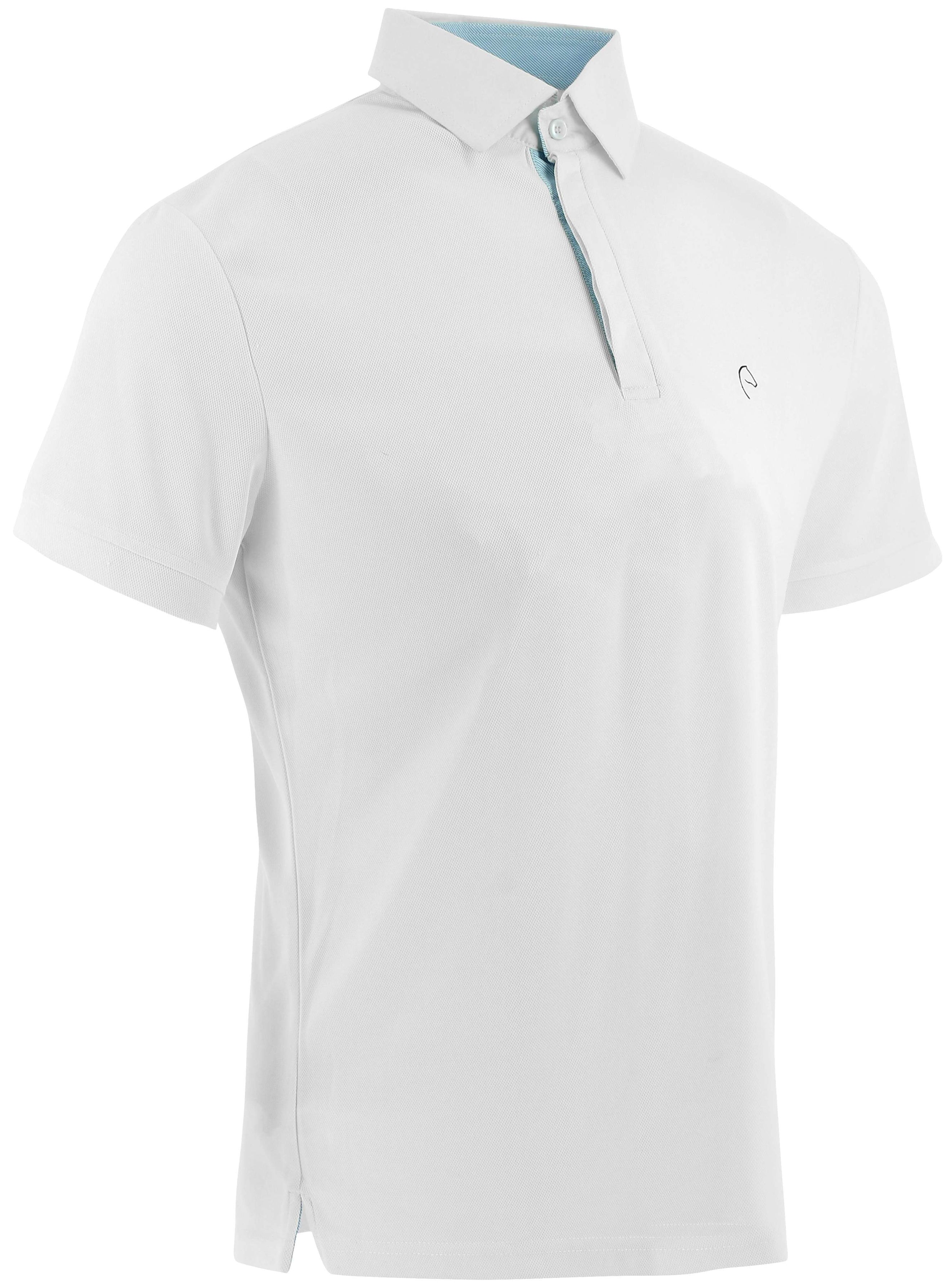 EQUITHÈME Polo Edy Mesh Herren Weiß