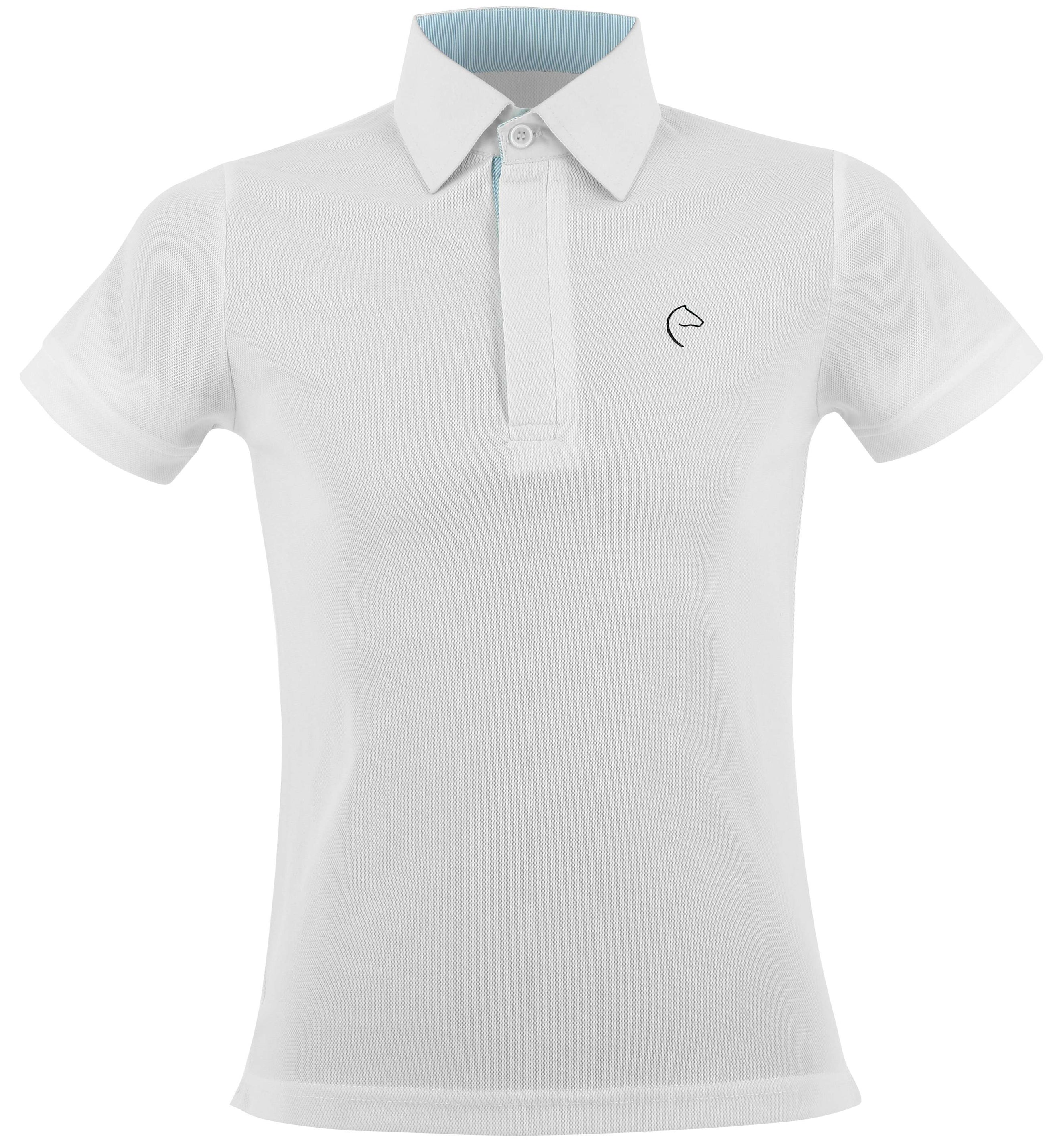 EQUITHÈME Polo Edy Mesh Kids Weiß