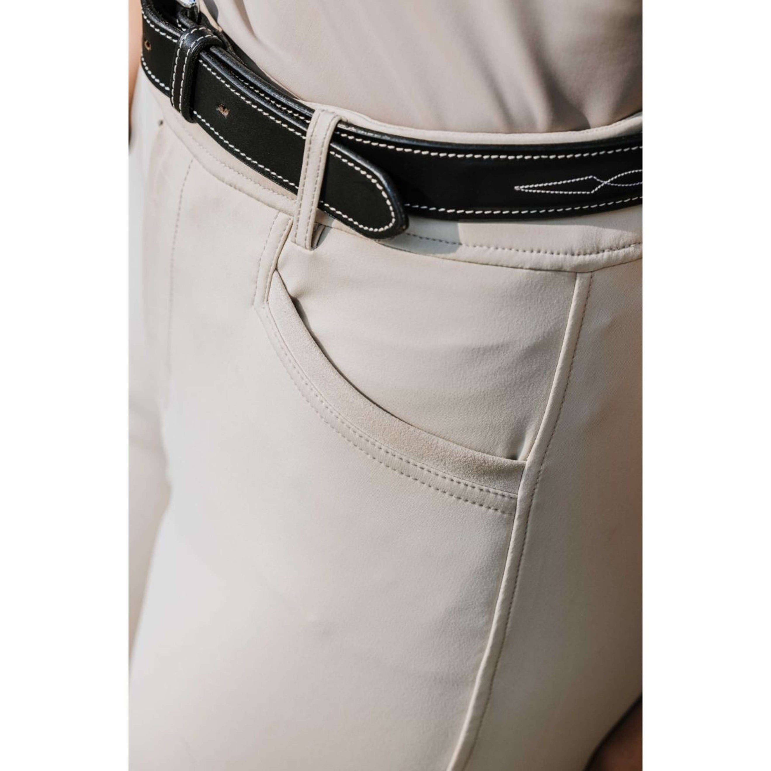 EQUITHÈME Reithose EQ-SAM Knie Grip Mens Beige EQUITHÈME Reithose EQ-SAM Knie Grip Mens Beige