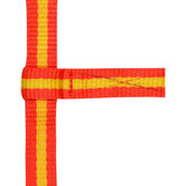 Norton Fohlenhalfter Verstellbar Rot/Gelb/Rot