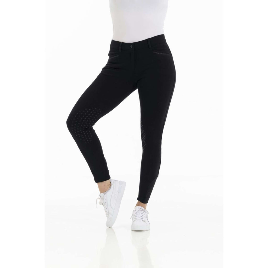 EQUITHÈME Reithose Kim Organic Cotton Schwarz