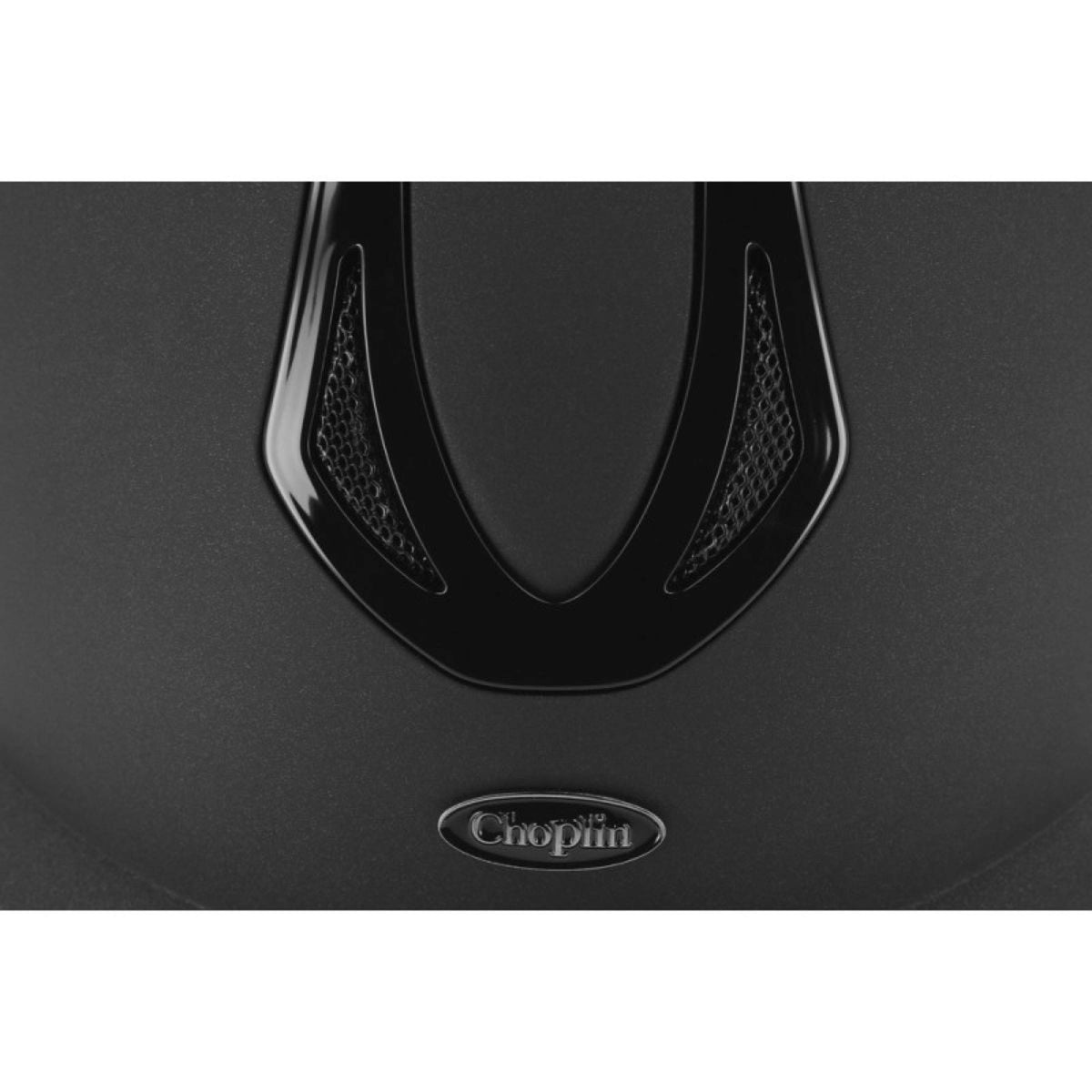 Choplin Reithelm Aero Matte Schwarz/Glossy