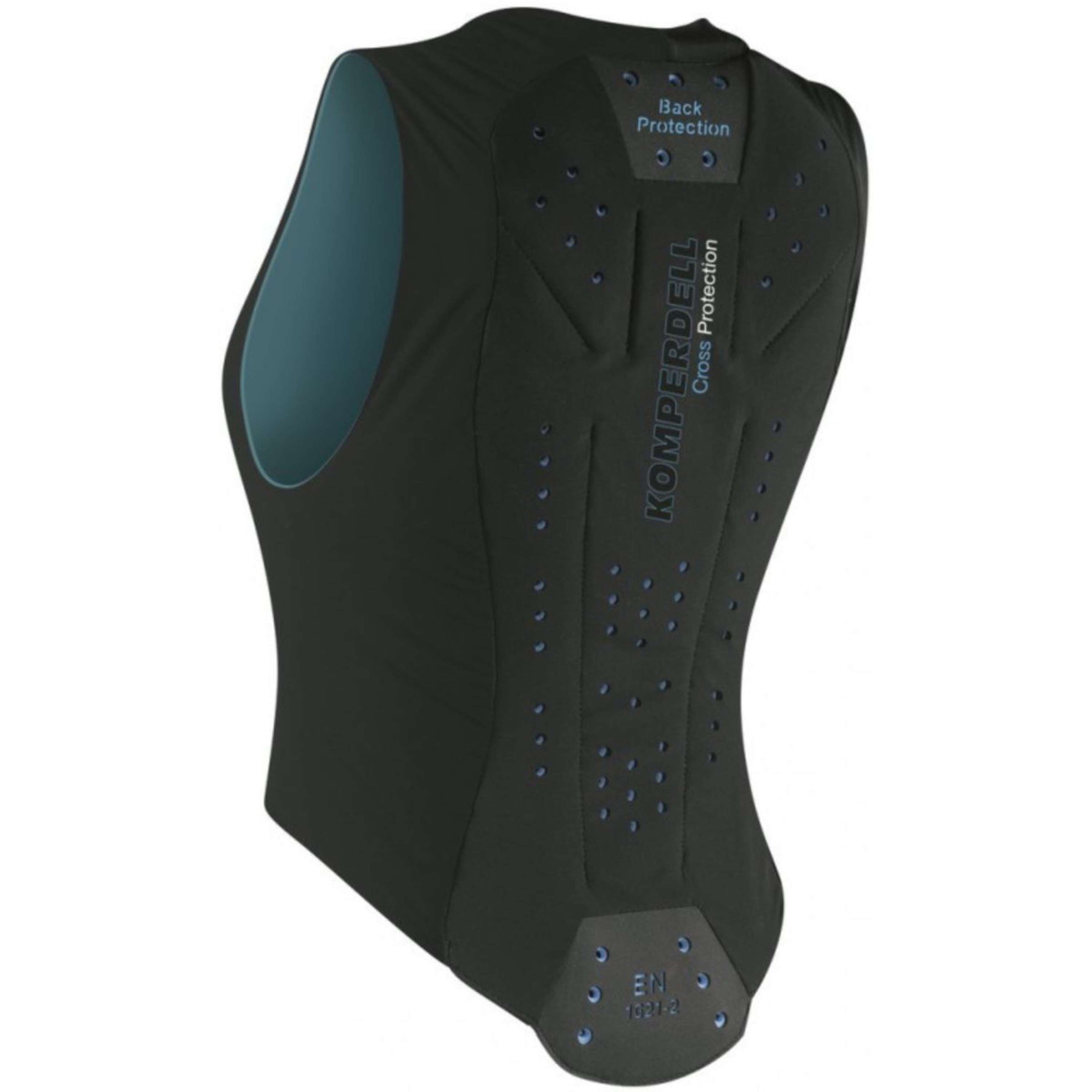 Komperdell Rückenprotector Flexfit Schlank Schwarz/Blau