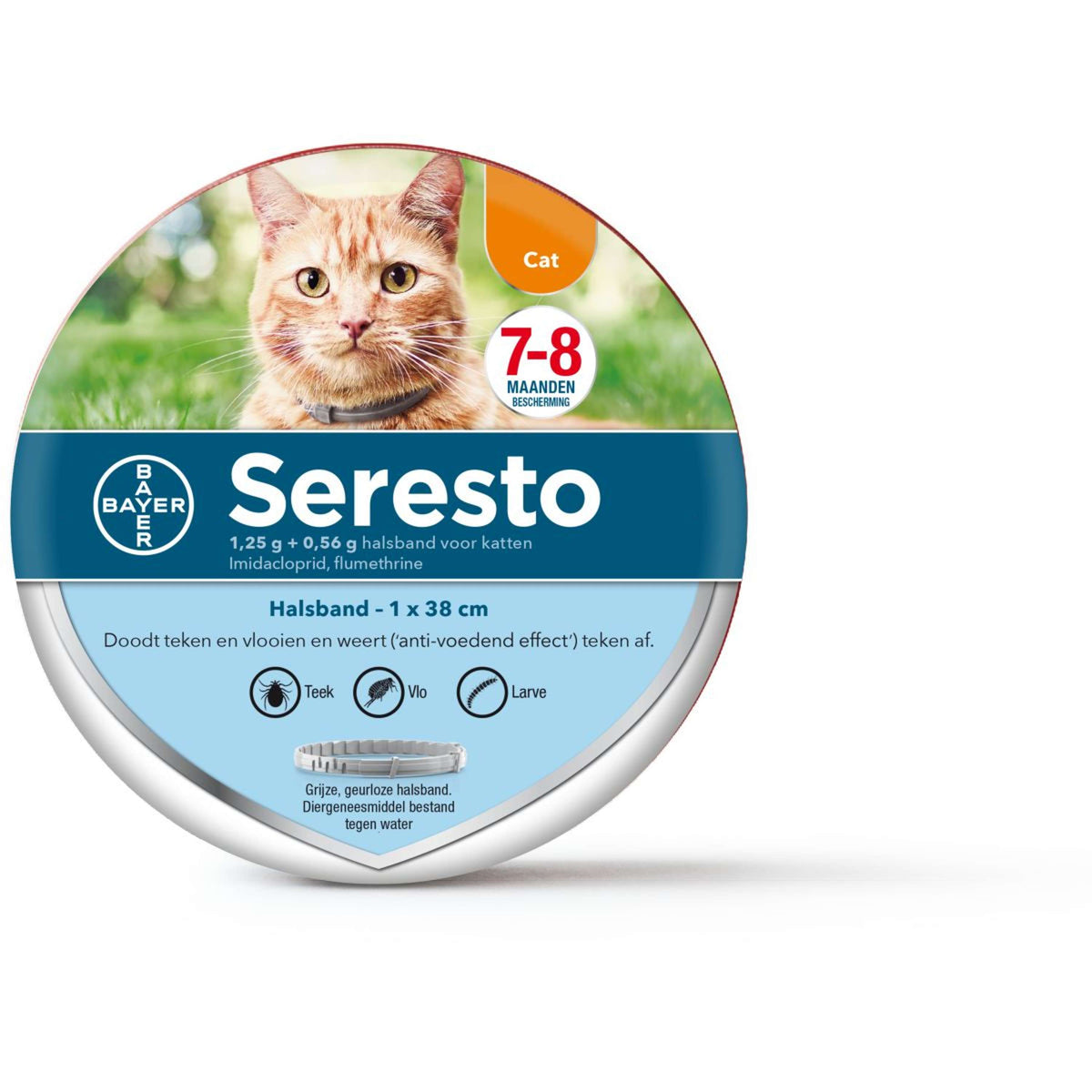 Seresto Zecken & Flohhalsband Katze bis 8kg