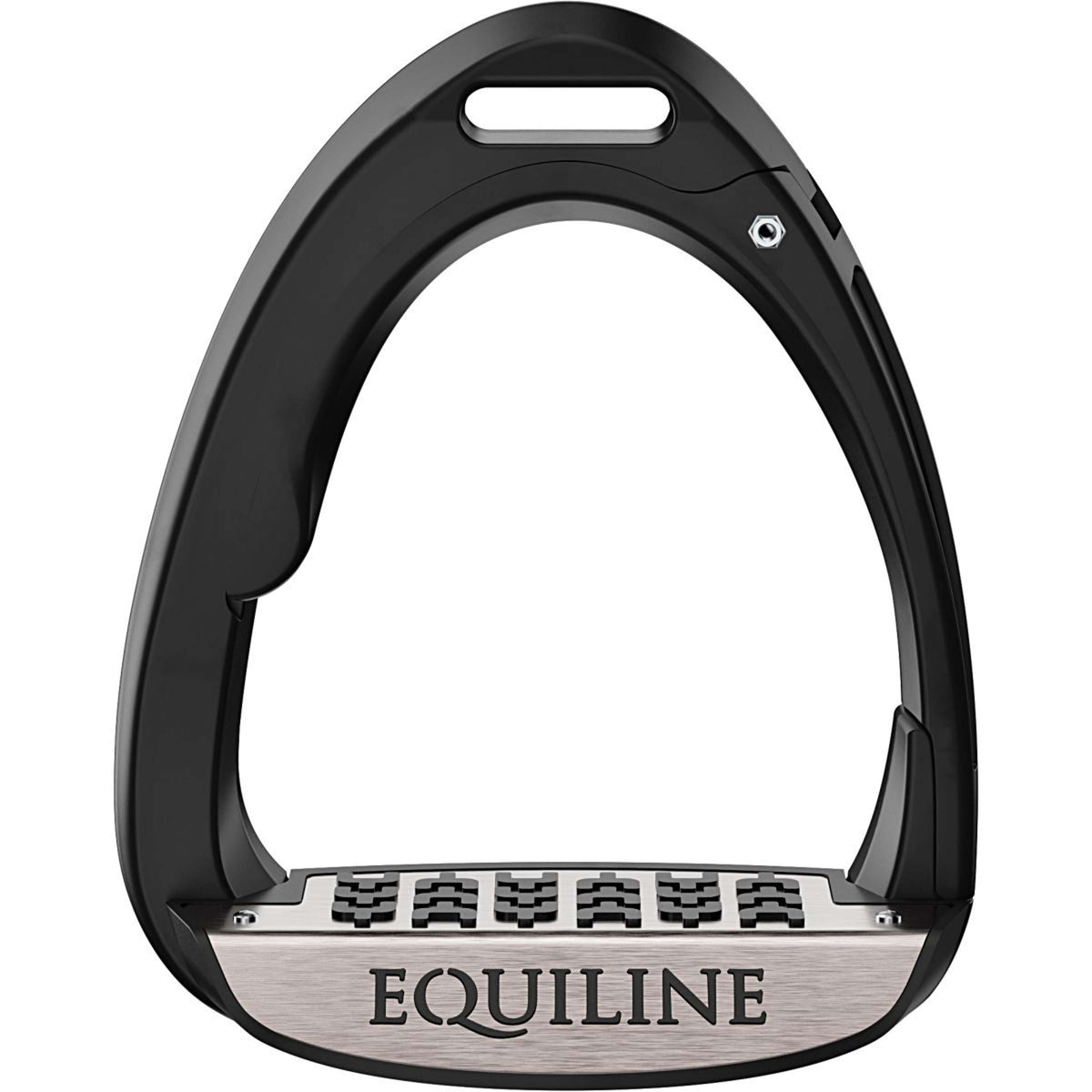 Equiline Sicherheits Steigbügel X-Cel Dressur Matte Schwarz