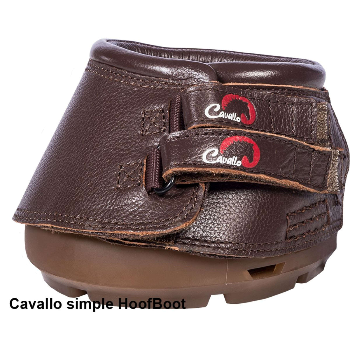 F.R.A. Cavallo Horse & Rider Hufschuhe Simple Regular Braun