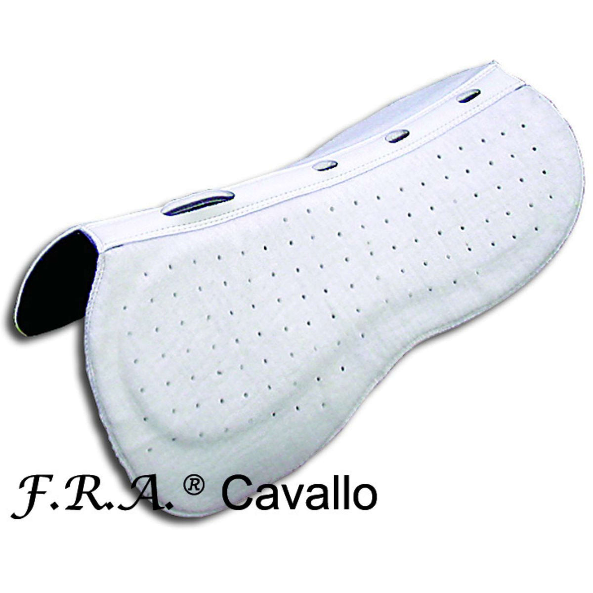 F.R.A. Cavallo Horse & Rider Pad TSP609 Wedge Vielseitigkeit Weiß