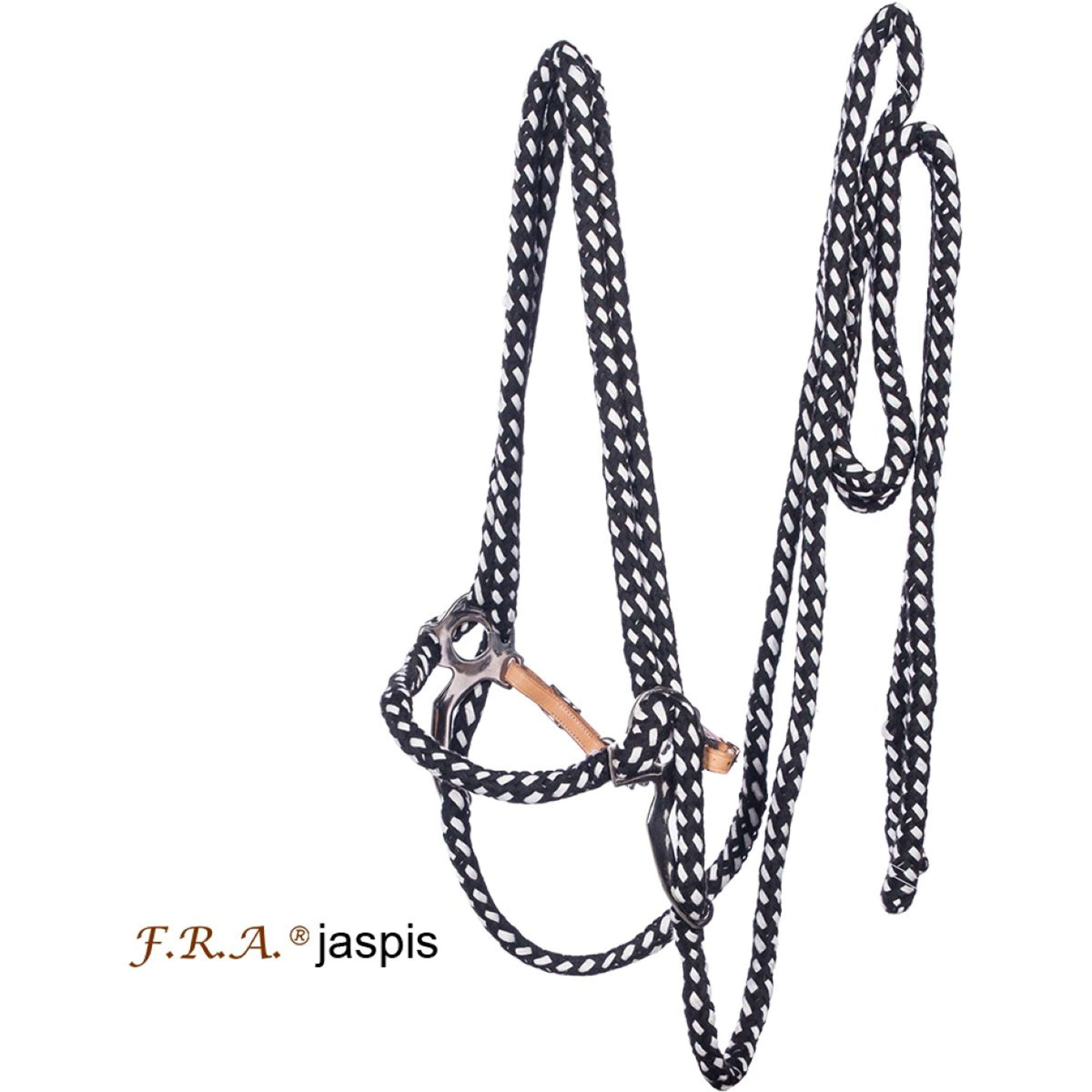 F.R.A. Hackamore Jaspis Baumwolle Schwarz/Weiß F.R.A. Hackamore Jaspis Baumwolle Schwarz/Weiß