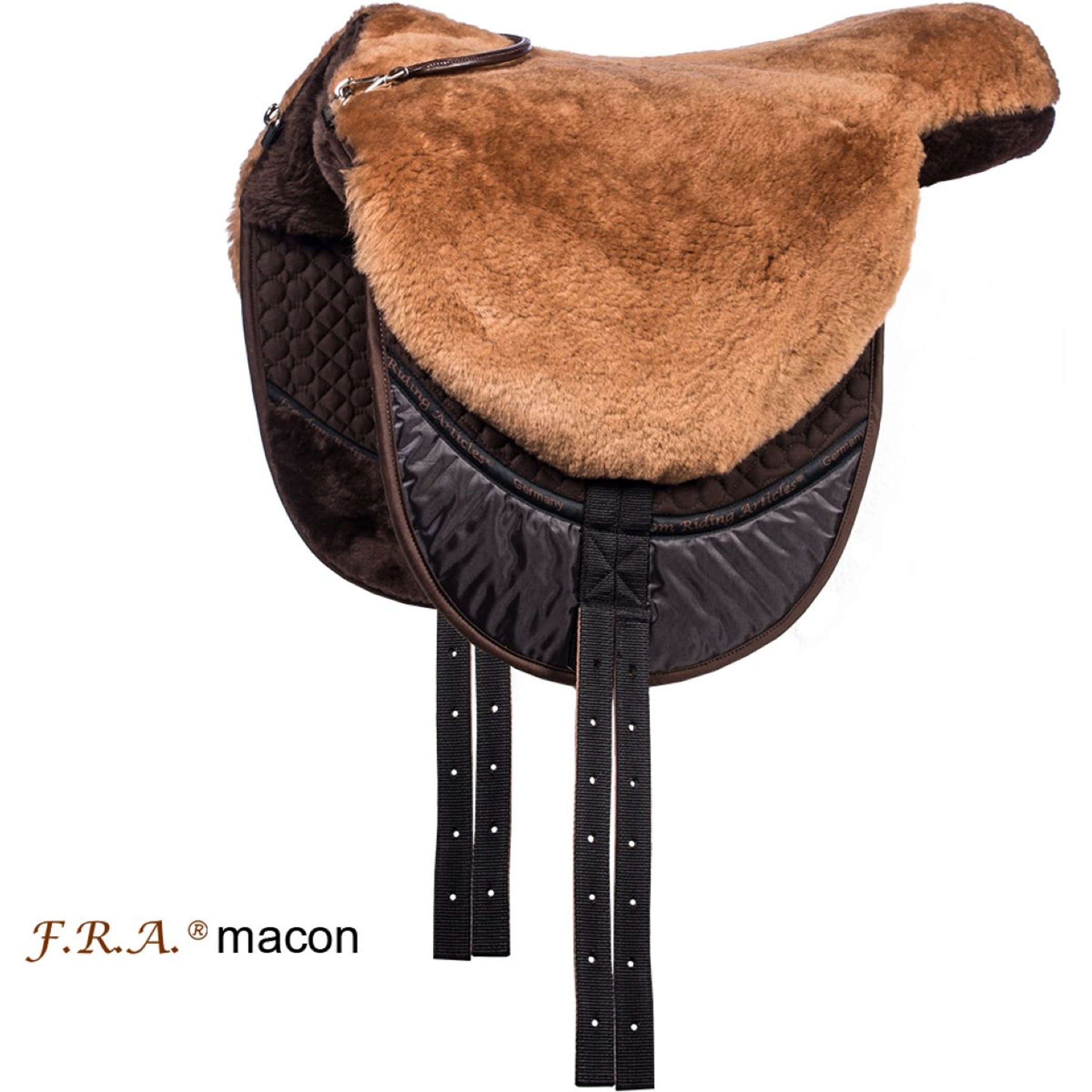 F.R.A. Reitkissen Macon Merino mit Einlagen Braun/Cappuccino F.R.A. Reitkissen Macon Merino mit Einlagen Braun/Cappuccino