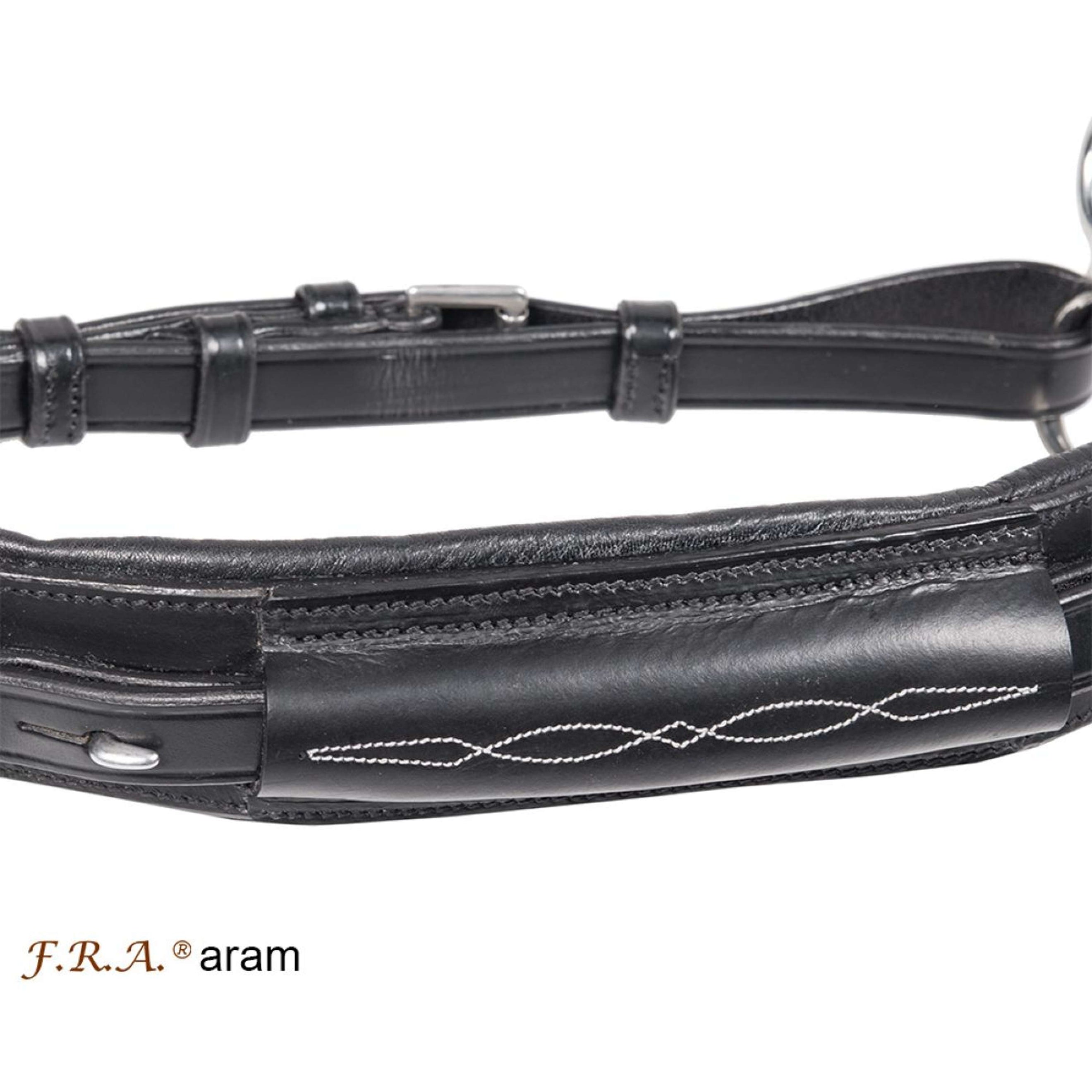 F.R.A. Hackamore Aram Leder mit Anzüge Schwarz F.R.A. Hackamore Aram Leder mit Anzüge Schwarz