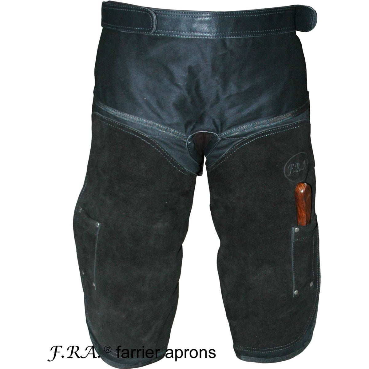 F.R.A. SchmiedeschürzeN Prof Suède/Canvas Schwarz