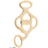 F.R.A. Hackamore Set Love Set Brass