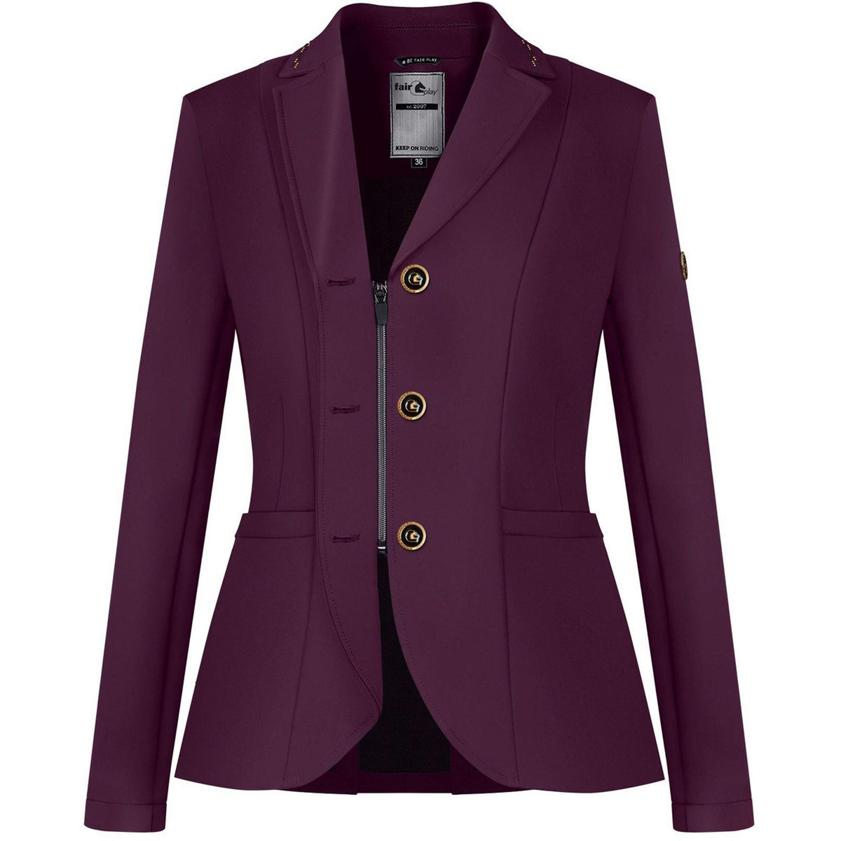 Fair Play Turnierjacket Natalie Rose Royal Berry