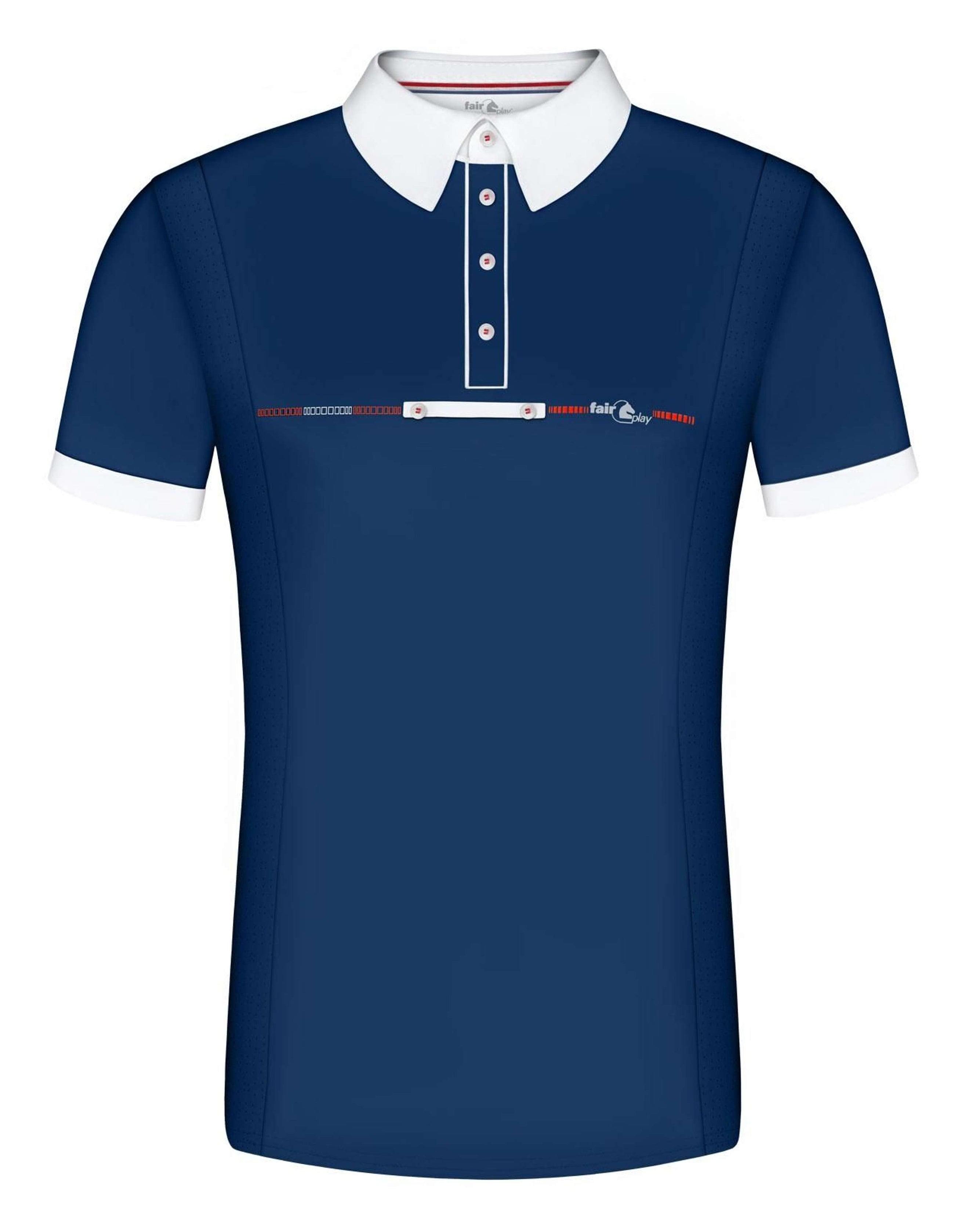 Fair Play Turniershirt David Herren Navy