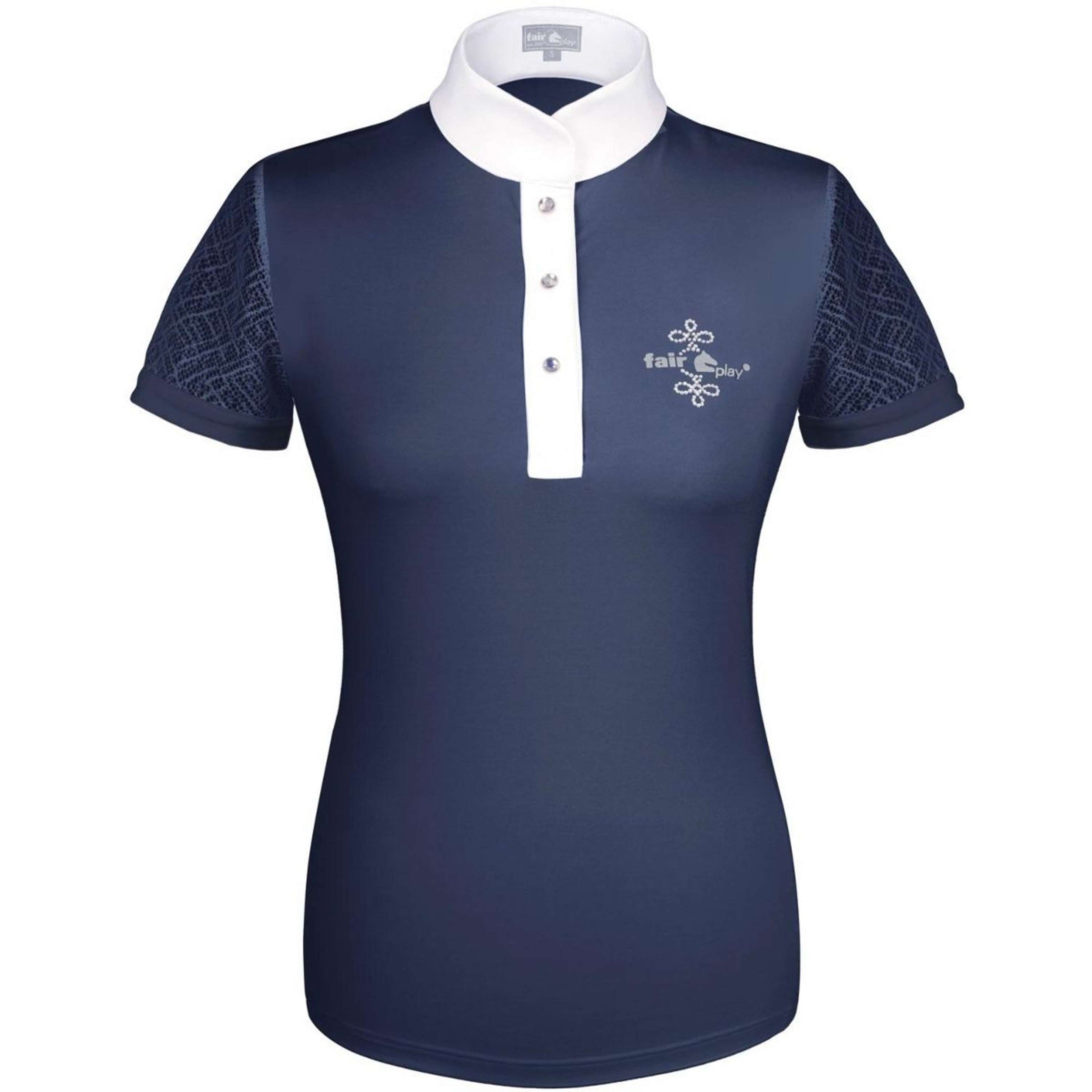 Fair Play Turniershirt Cecile Kurze Ärmel Navy