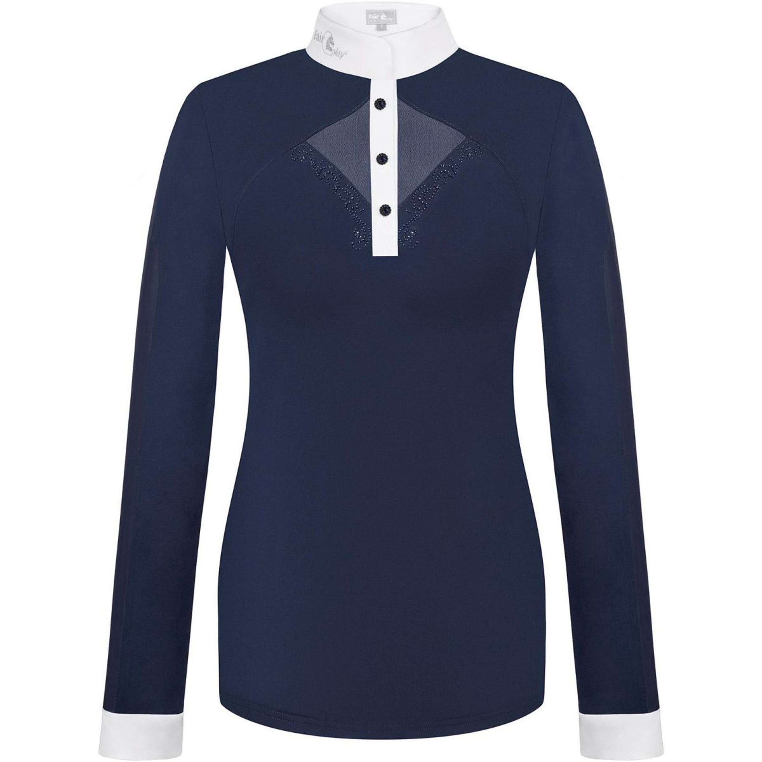 Fair Play Turniershirt Cathrine Navy/Weiß