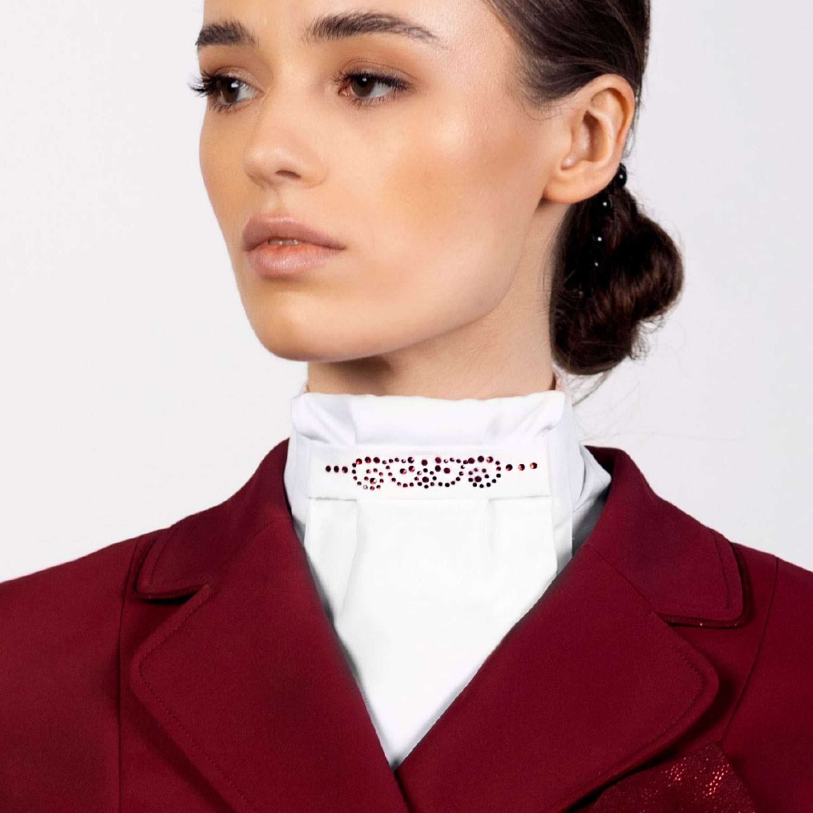 Fair Play Plastron Andrea Chic Weiß/Burgundy