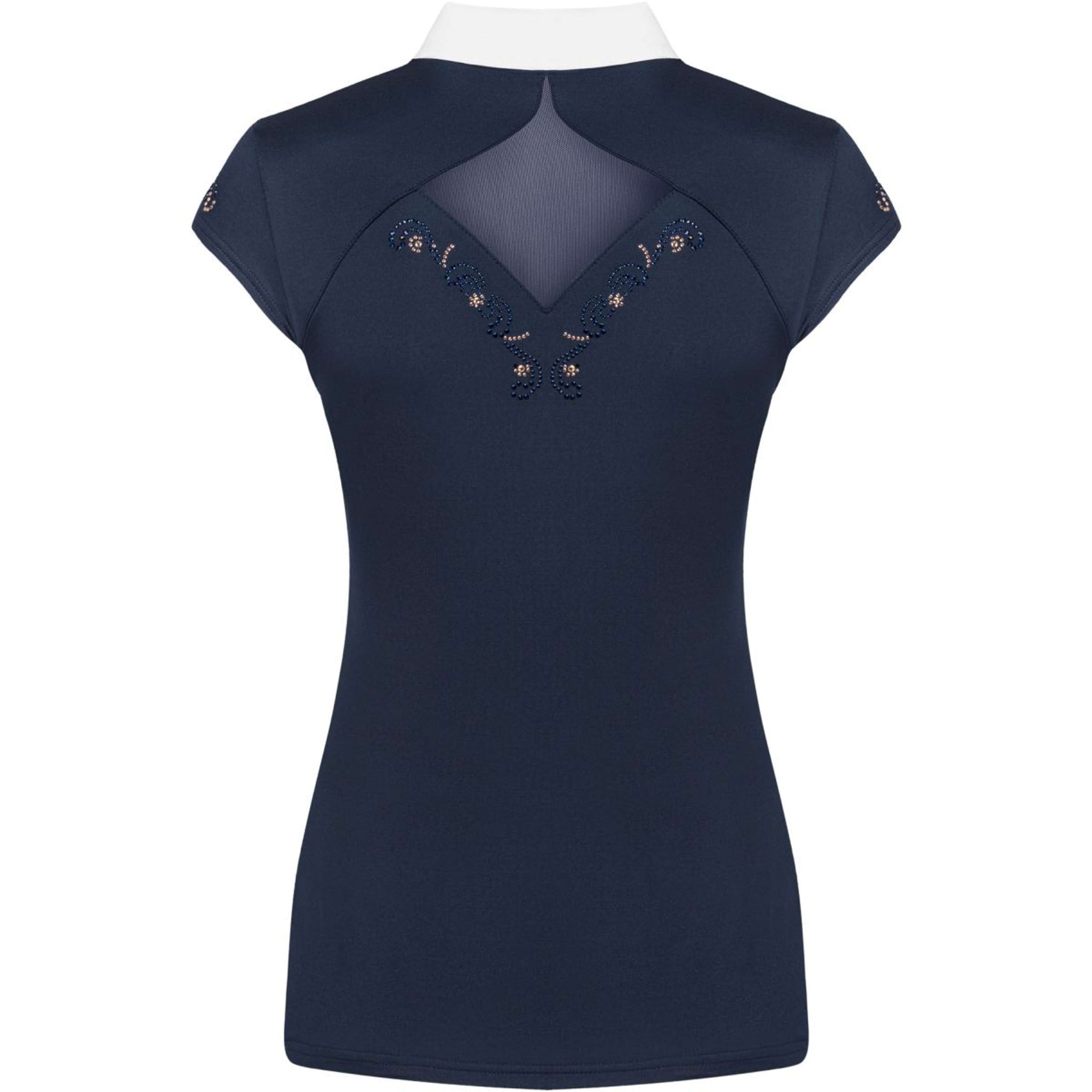 Fair Play Turniershirt Cathrine Rosegold Sleeveless Navy