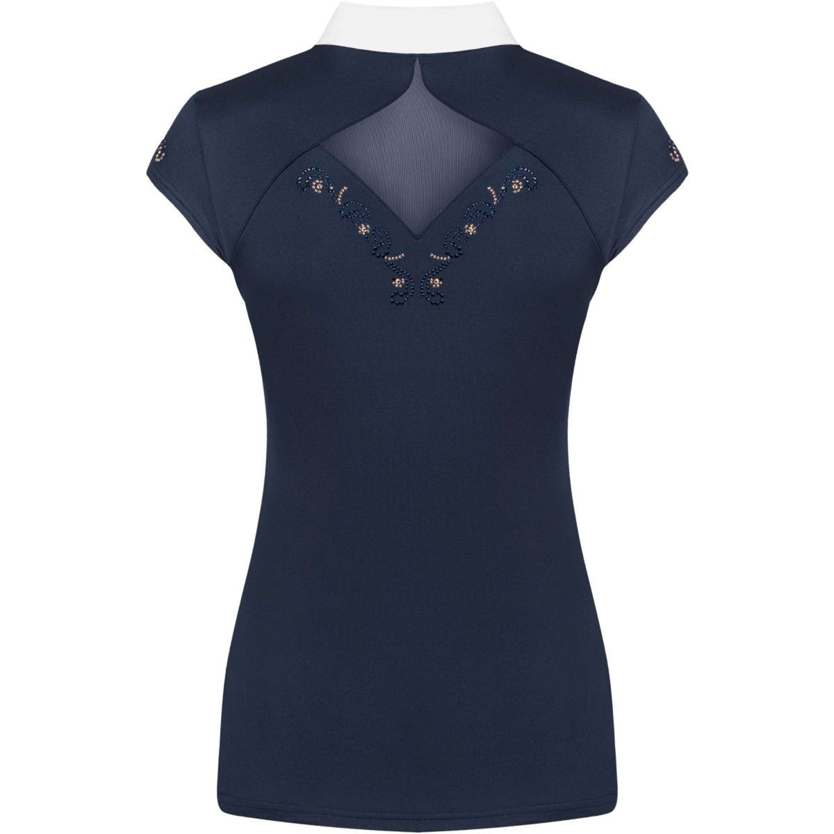 Fair Play Turniershirt Cathrine Rosegold Sleeveless Navy