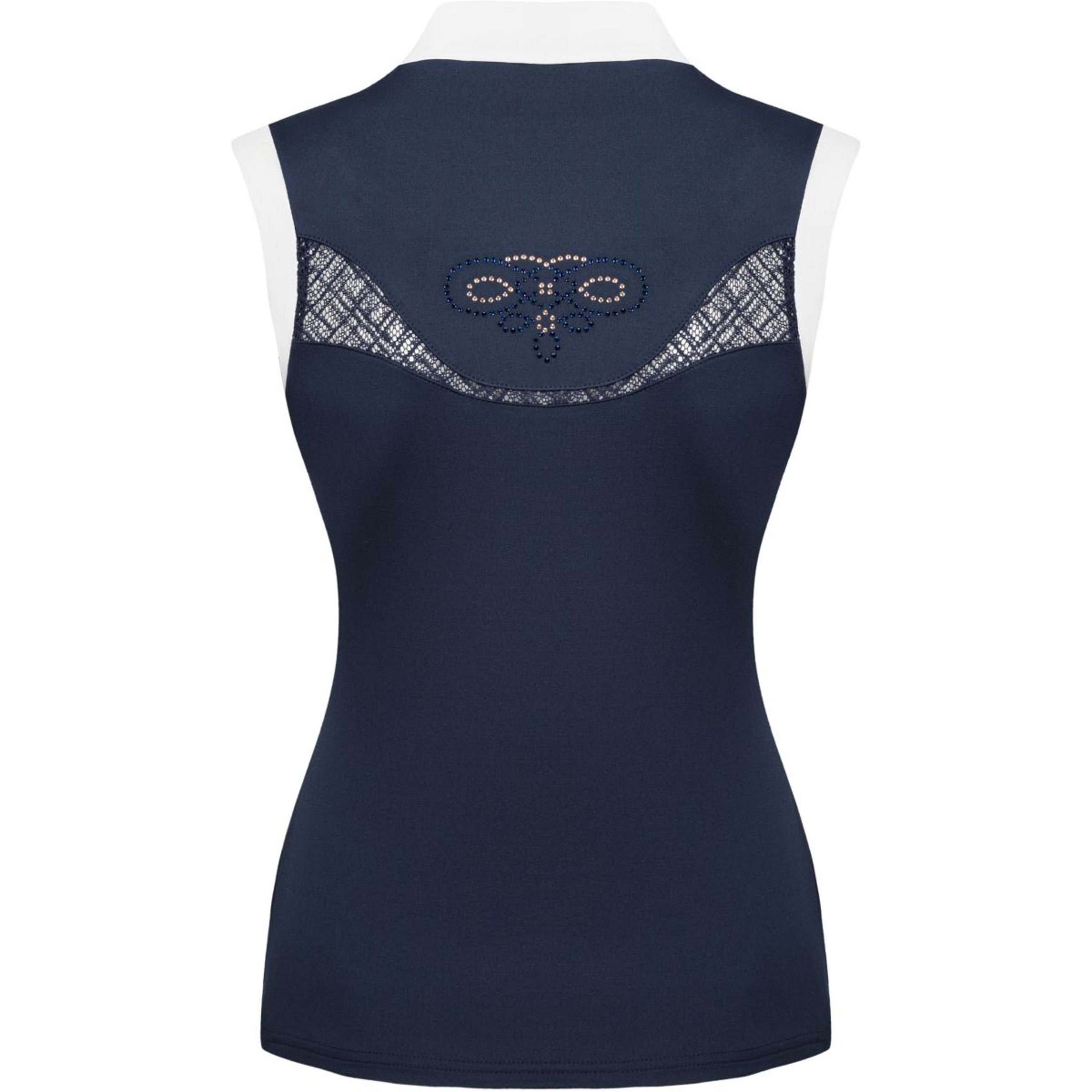 Fair Play Turniershirt Cecile Rosegold Sleeveless Navy