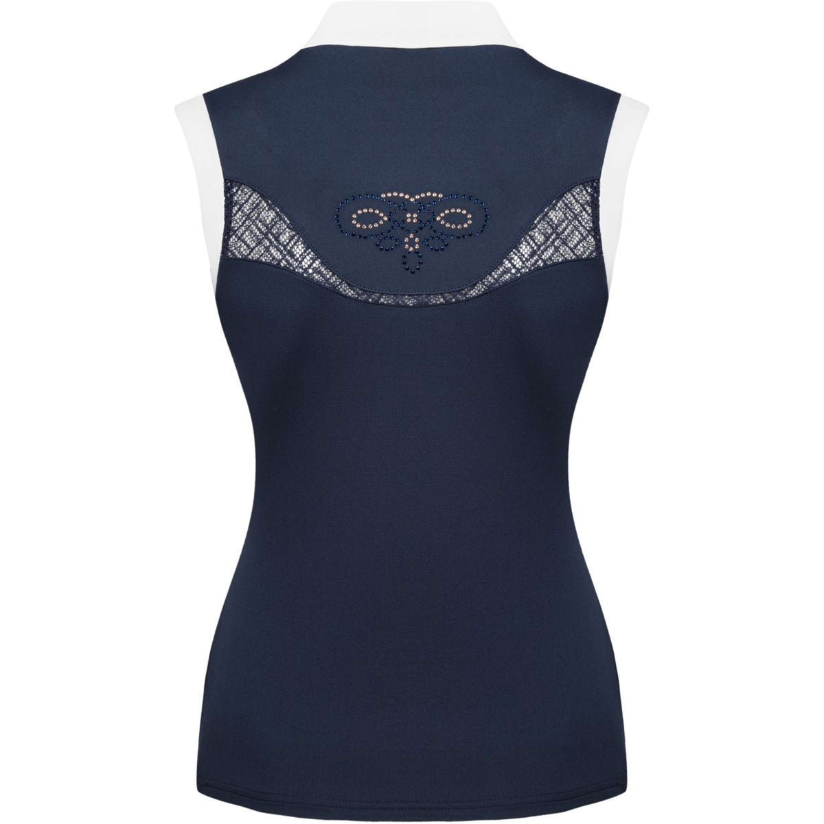 Fair Play Turniershirt Cecile Rosegold Sleeveless Navy