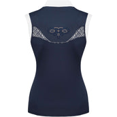 Fair Play Turniershirt Cecile Rosegold Sleeveless Navy