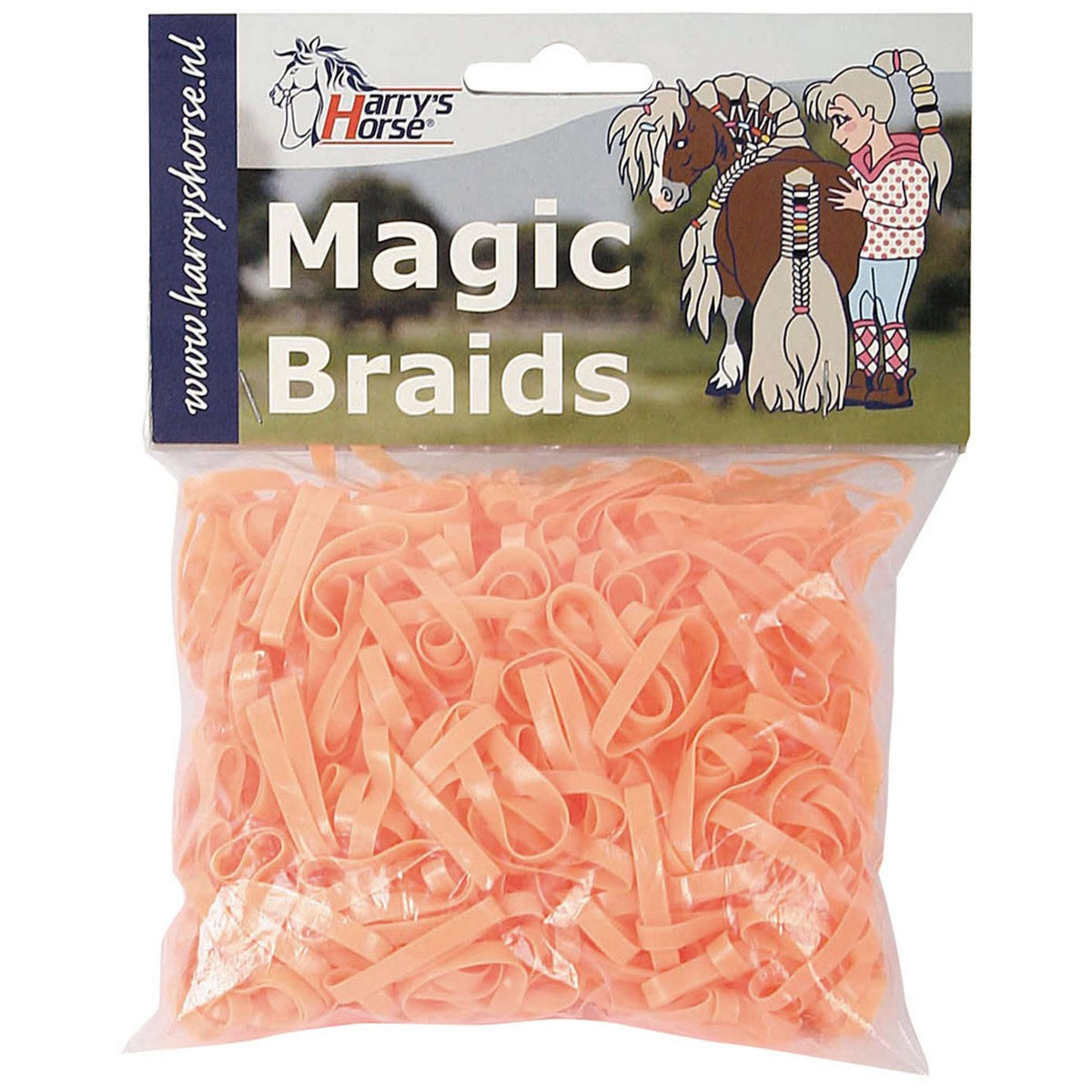 Harry's Horse Einflechtgummis Magic Braids Beutel Orange