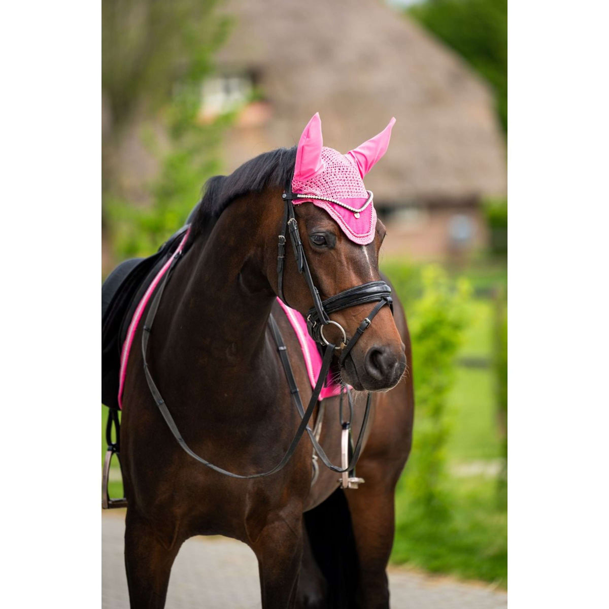 HB Fliegenhaube Showtime Glitzer Fuchsia