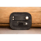 HB Startnummer Shine mit Glitzer Schwarz/Silber Glitzer