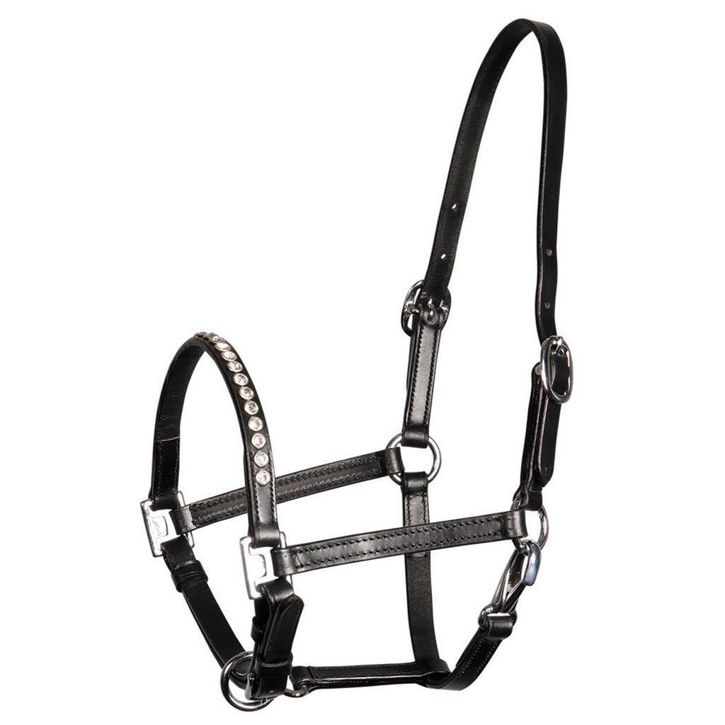 Harry's Horse Halfter Crystal Schwarz/Silber