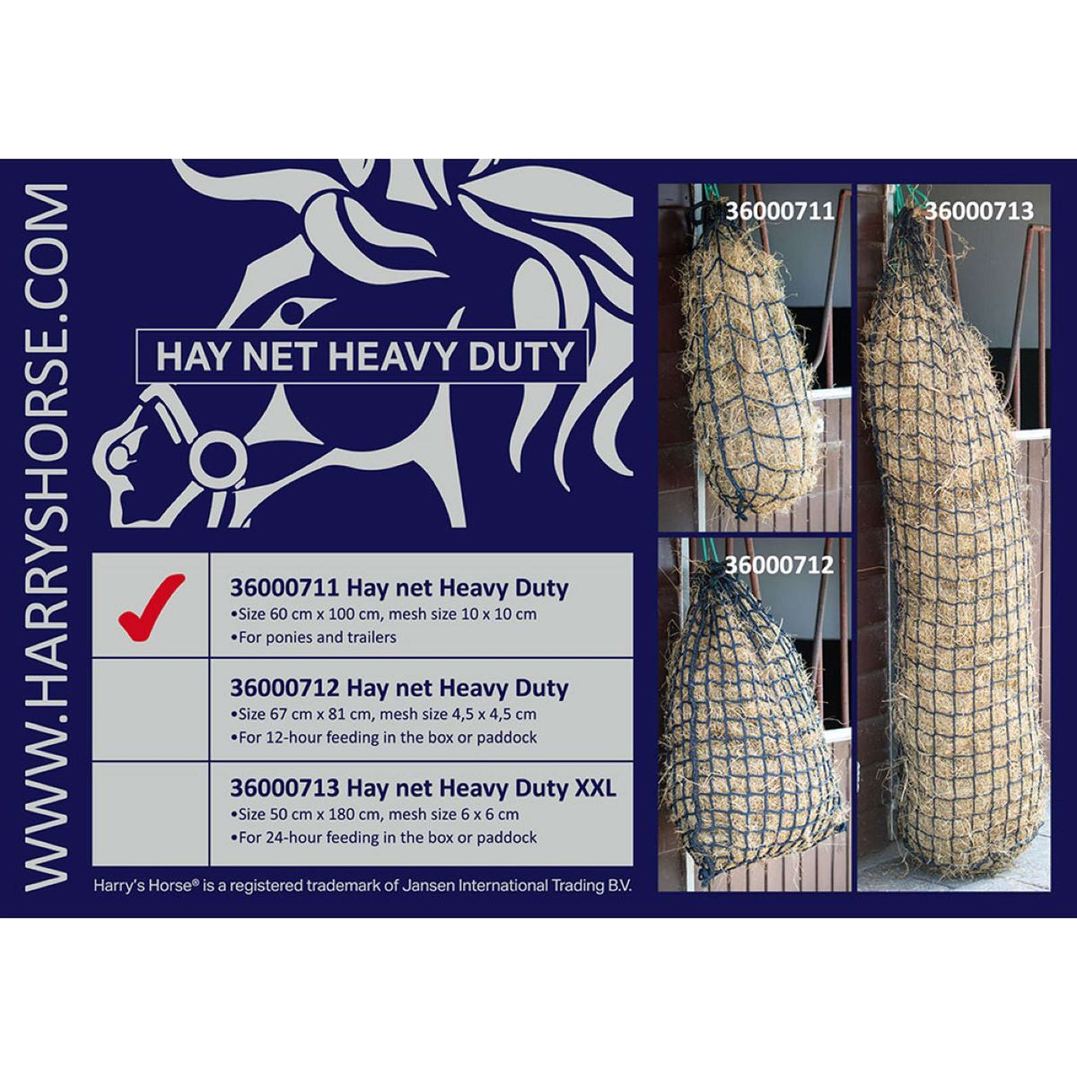 Harry's Horse Heunetz Heavy duty Navy